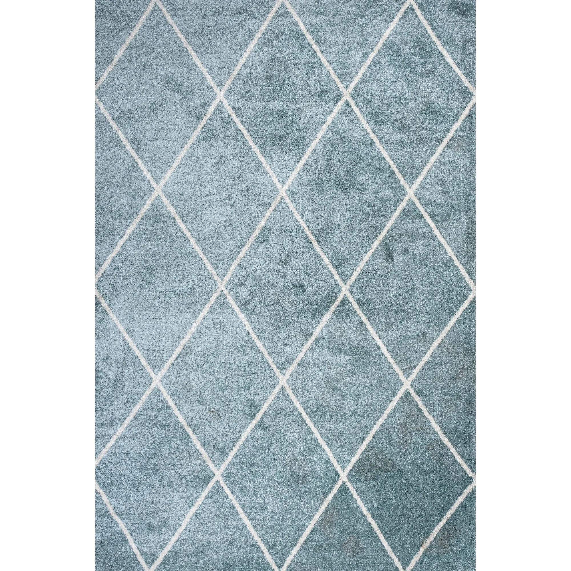 JONATHAN Y Viscon Minimalist Diamond Trellis Area Rug