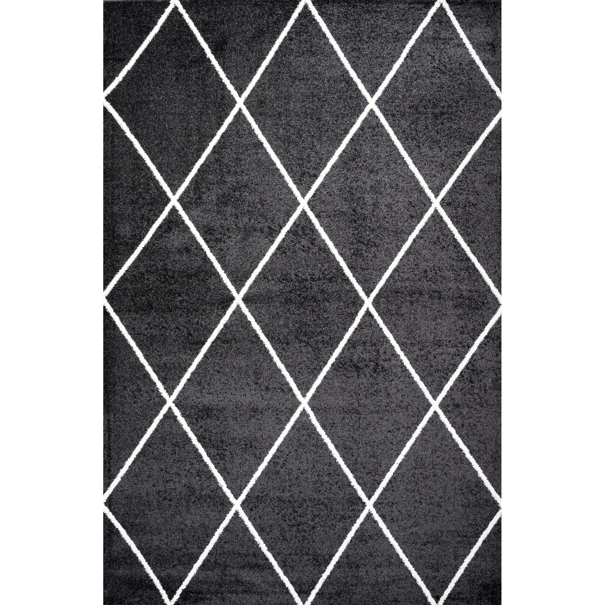 JONATHAN Y Viscon Minimalist Diamond Trellis Area Rug