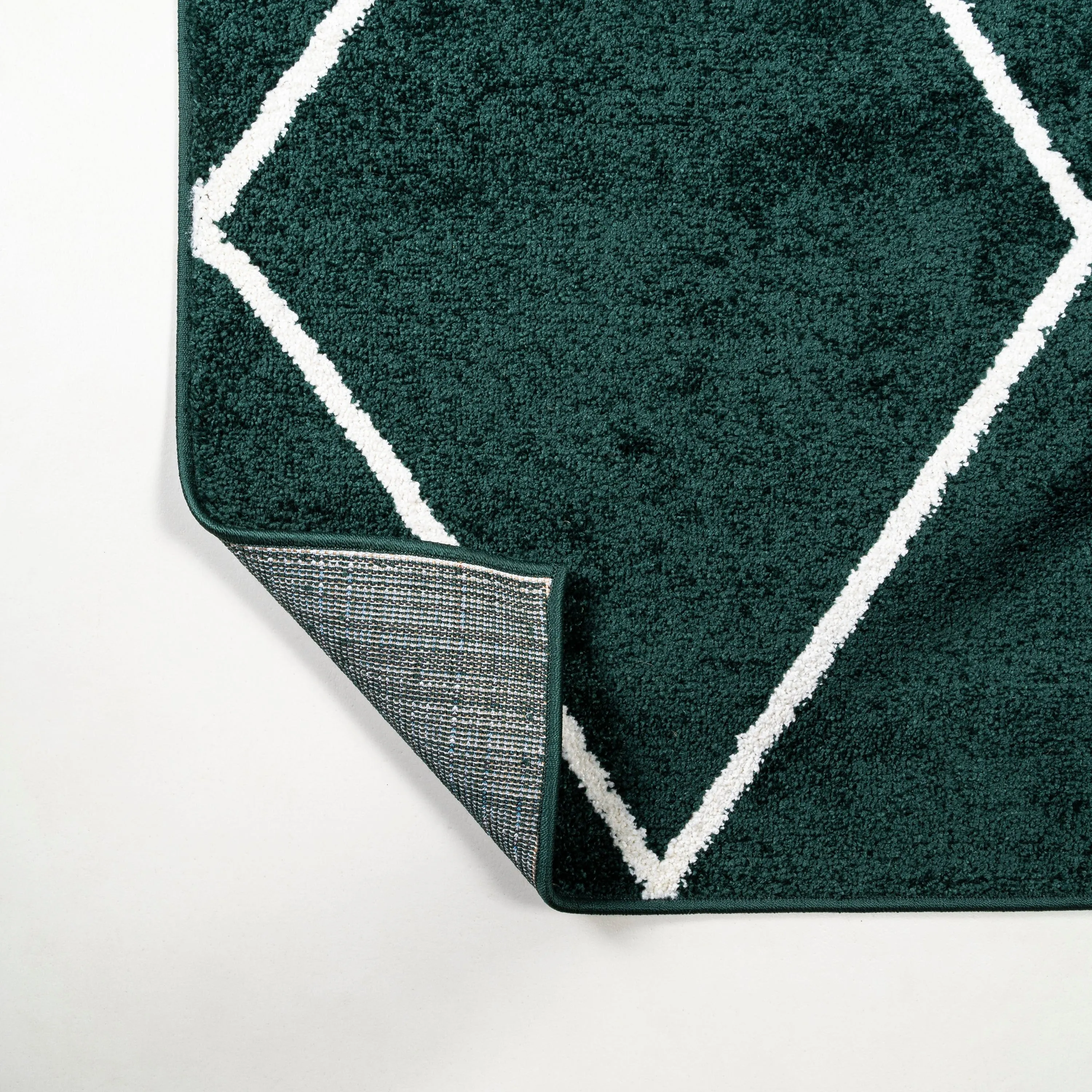 JONATHAN Y Viscon Minimalist Diamond Trellis Area Rug