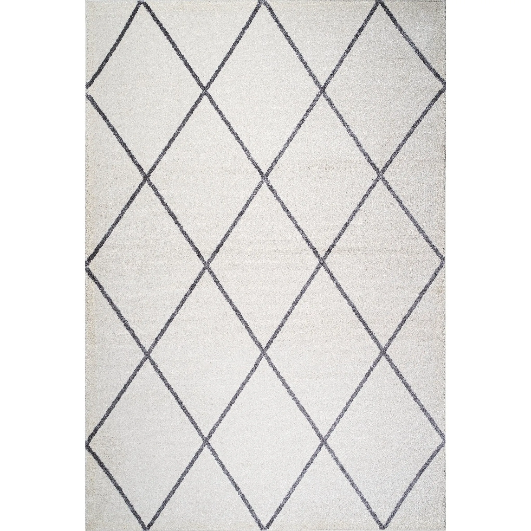 JONATHAN Y Viscon Minimalist Diamond Trellis Area Rug