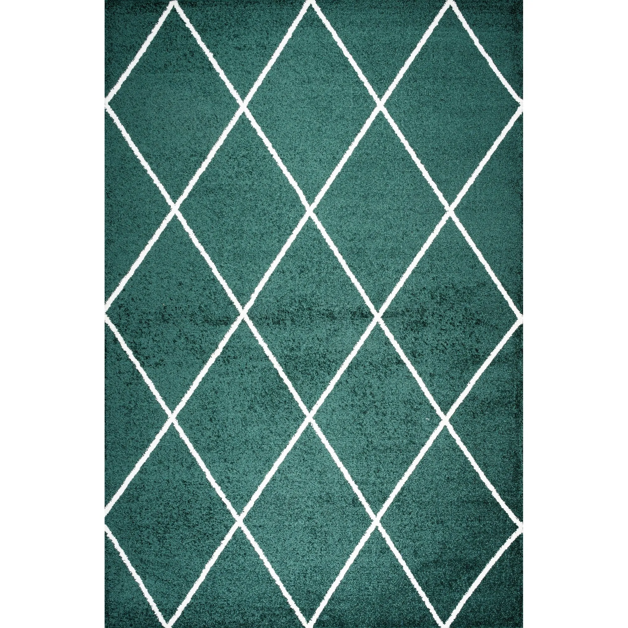 JONATHAN Y Viscon Minimalist Diamond Trellis Area Rug