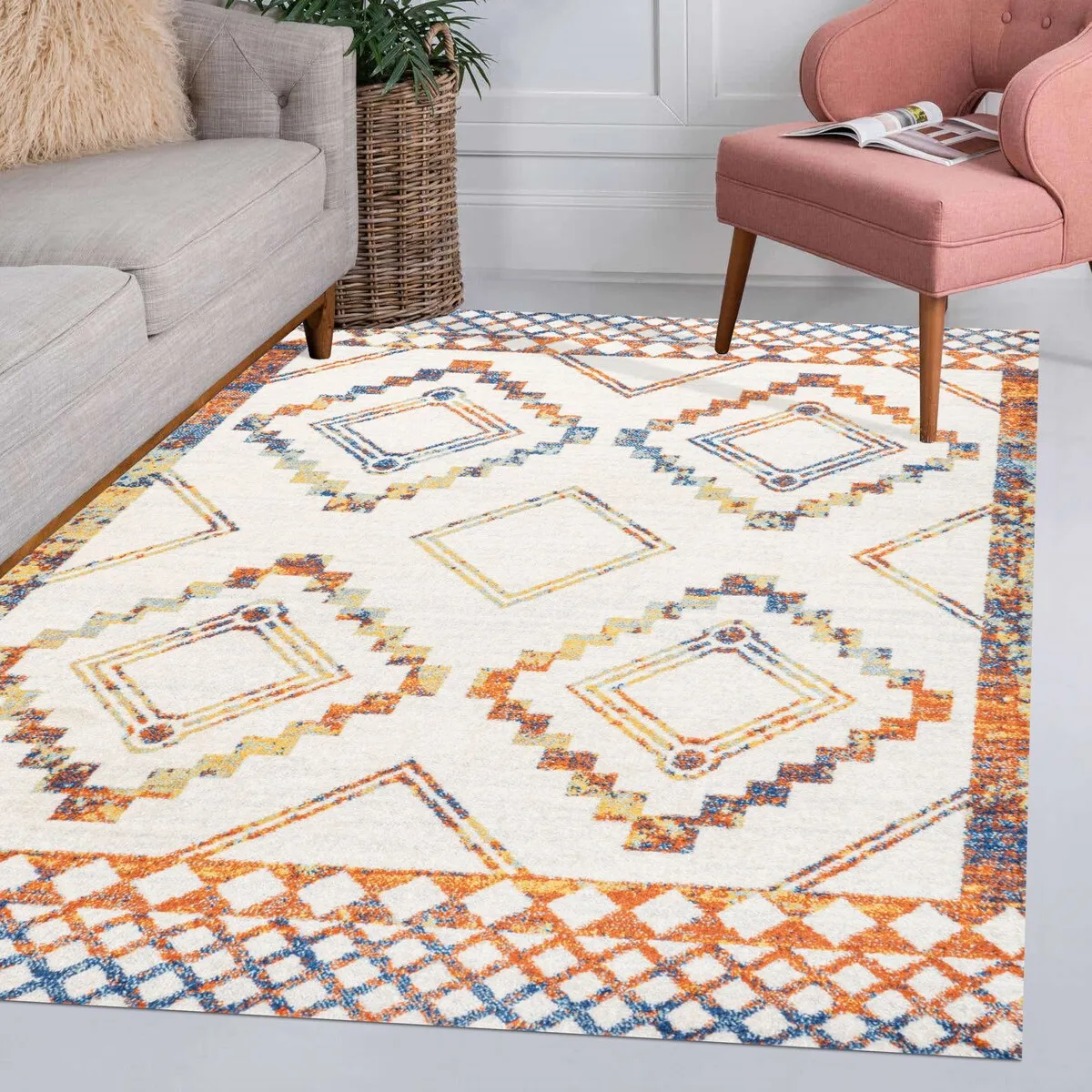JONATHAN Y Williamsburg Moroccan Beni Souk Area Rug