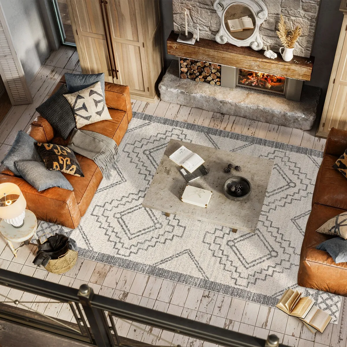JONATHAN Y Williamsburg Moroccan Beni Souk Area Rug