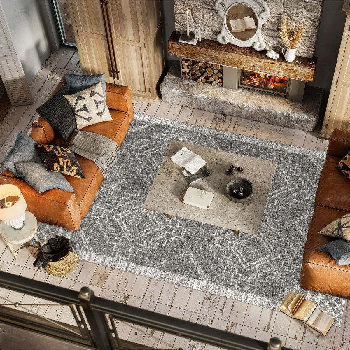 JONATHAN Y Williamsburg Moroccan Beni Souk Area Rug