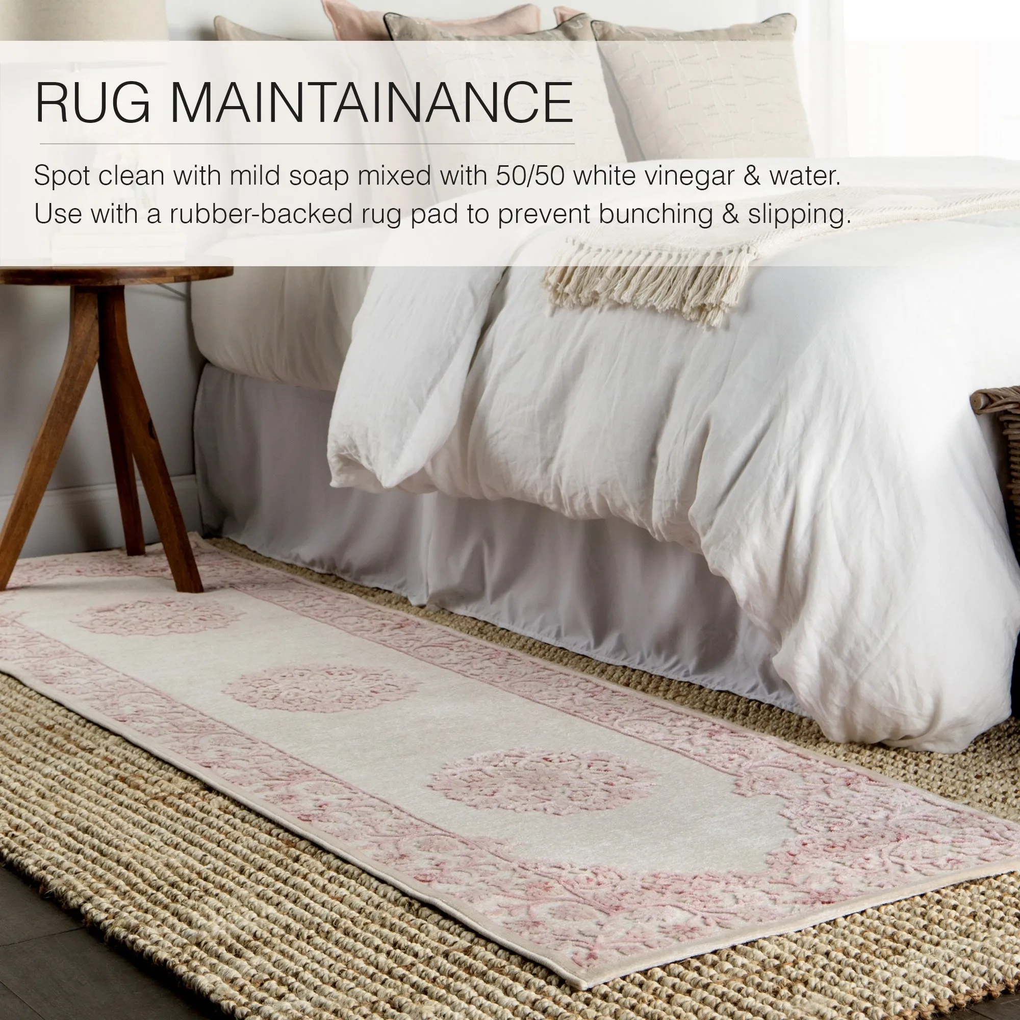 Juniper Home Fables Collection Oriental Medallion Area Rug