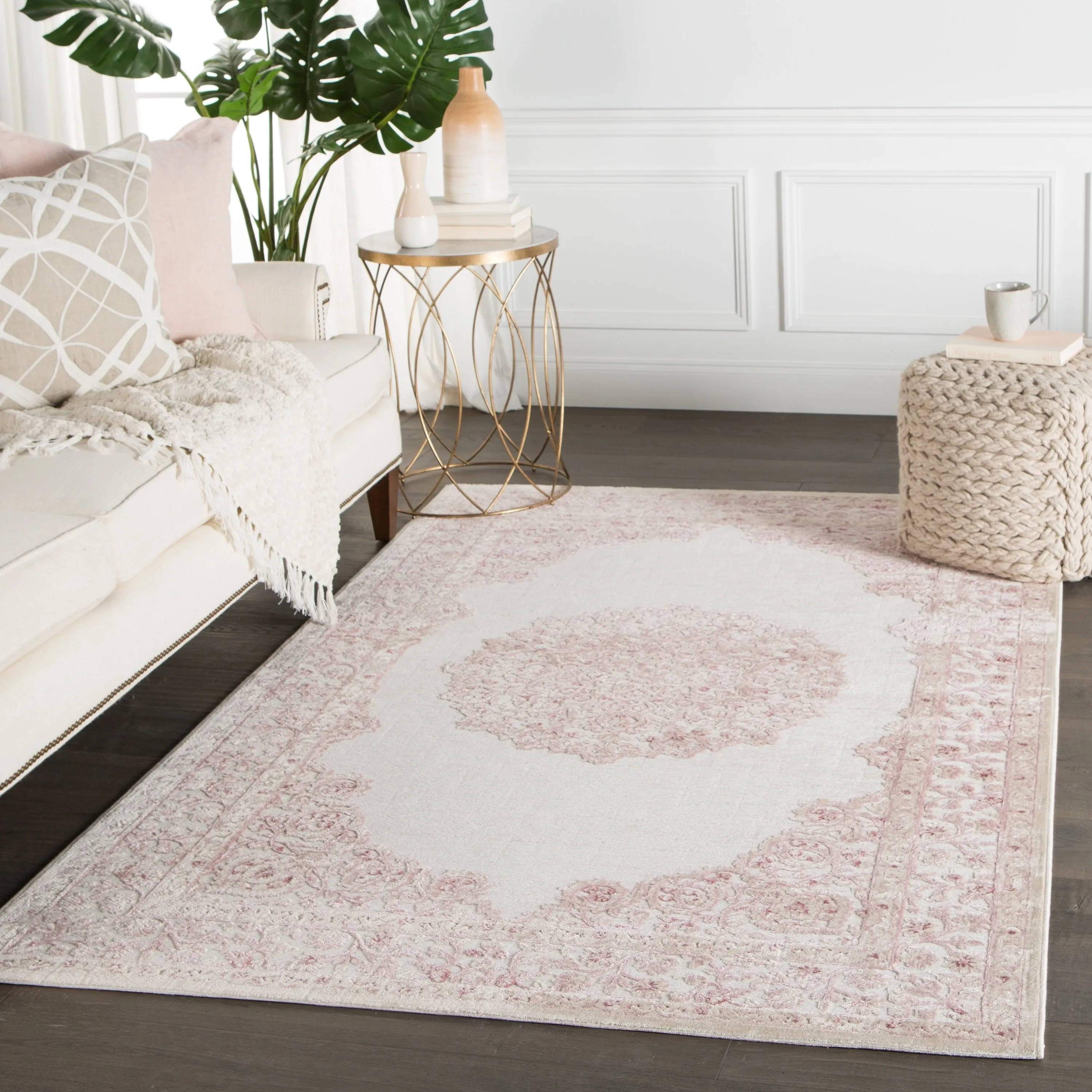 Juniper Home Fables Collection Oriental Medallion Area Rug