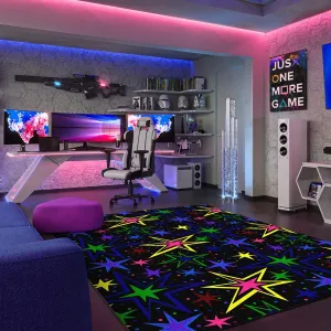 Kapow Fluorescent Nylon Area Rug