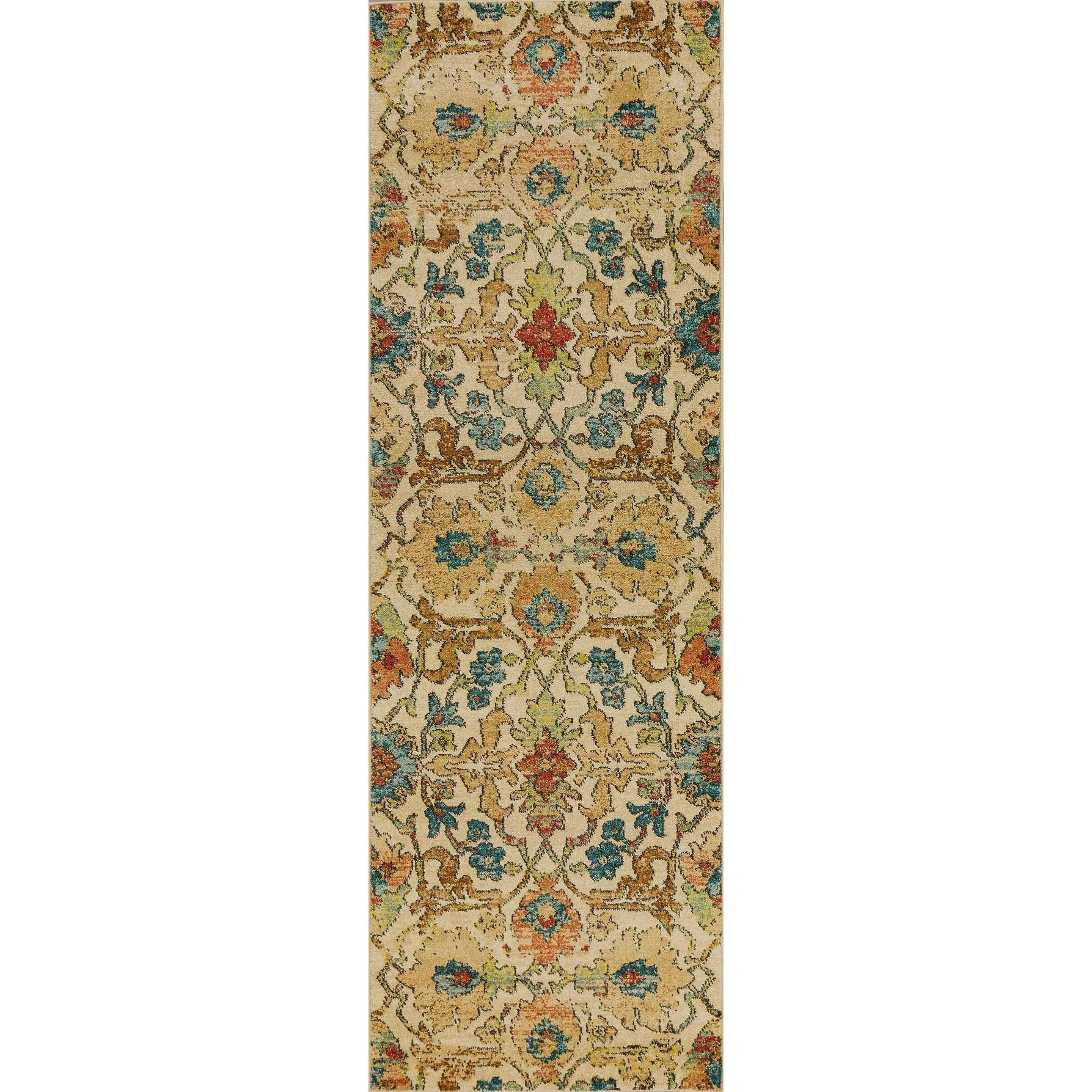 Kas Rugs Casablanca Mid-Century Floral Area Rug