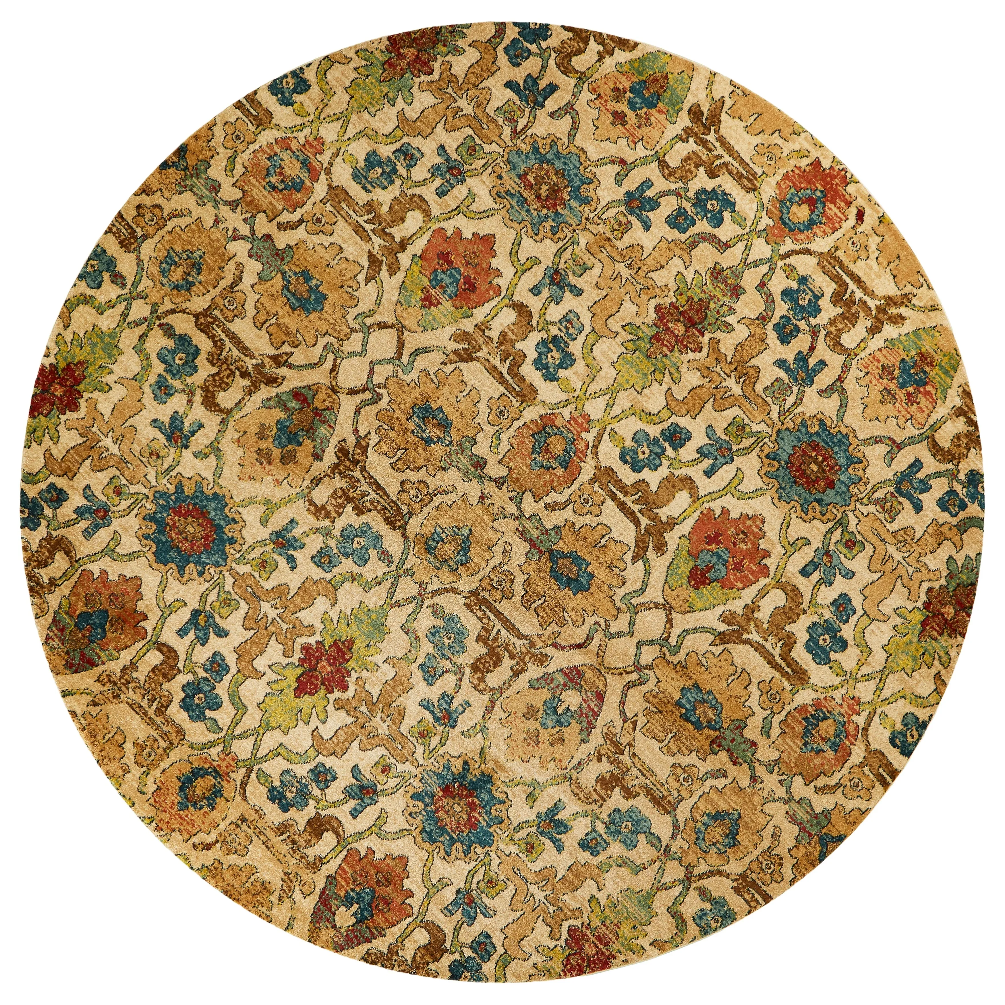 Kas Rugs Casablanca Mid-Century Floral Area Rug