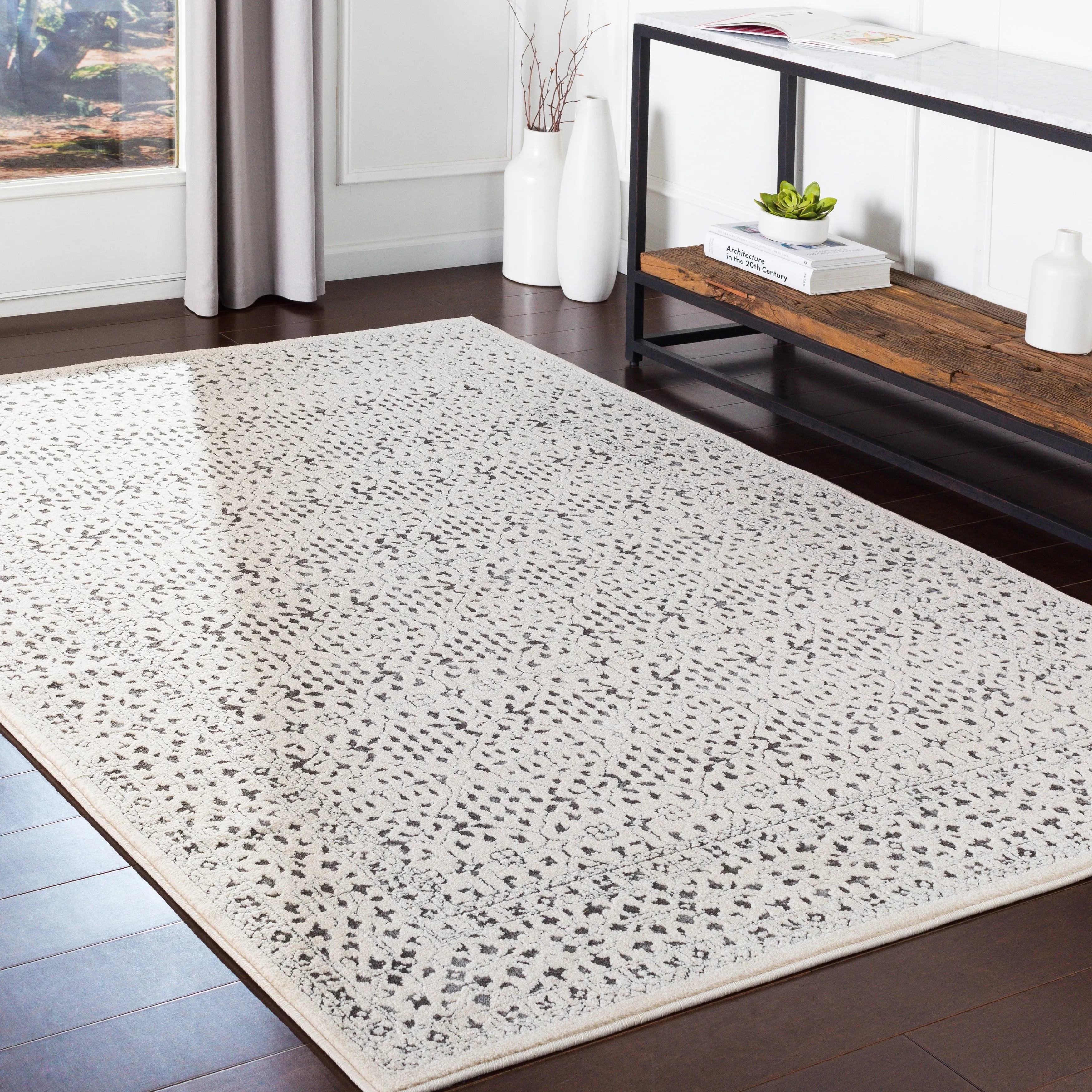 Katenka Grey Traditional Area Rug - 7' 10 x 10' 3
