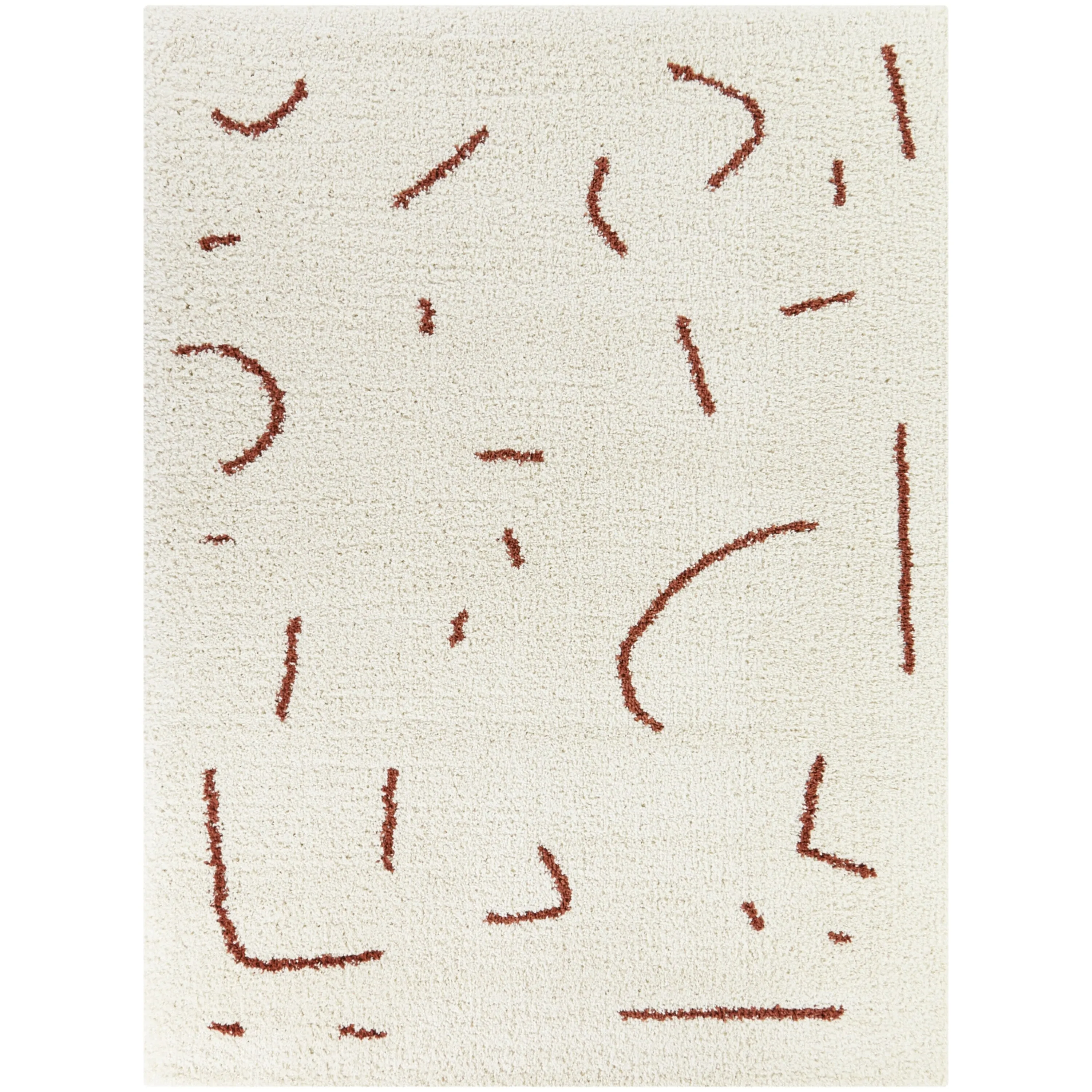 Kiefer Abstract Shag Area Rug