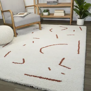 Kiefer Abstract Shag Area Rug