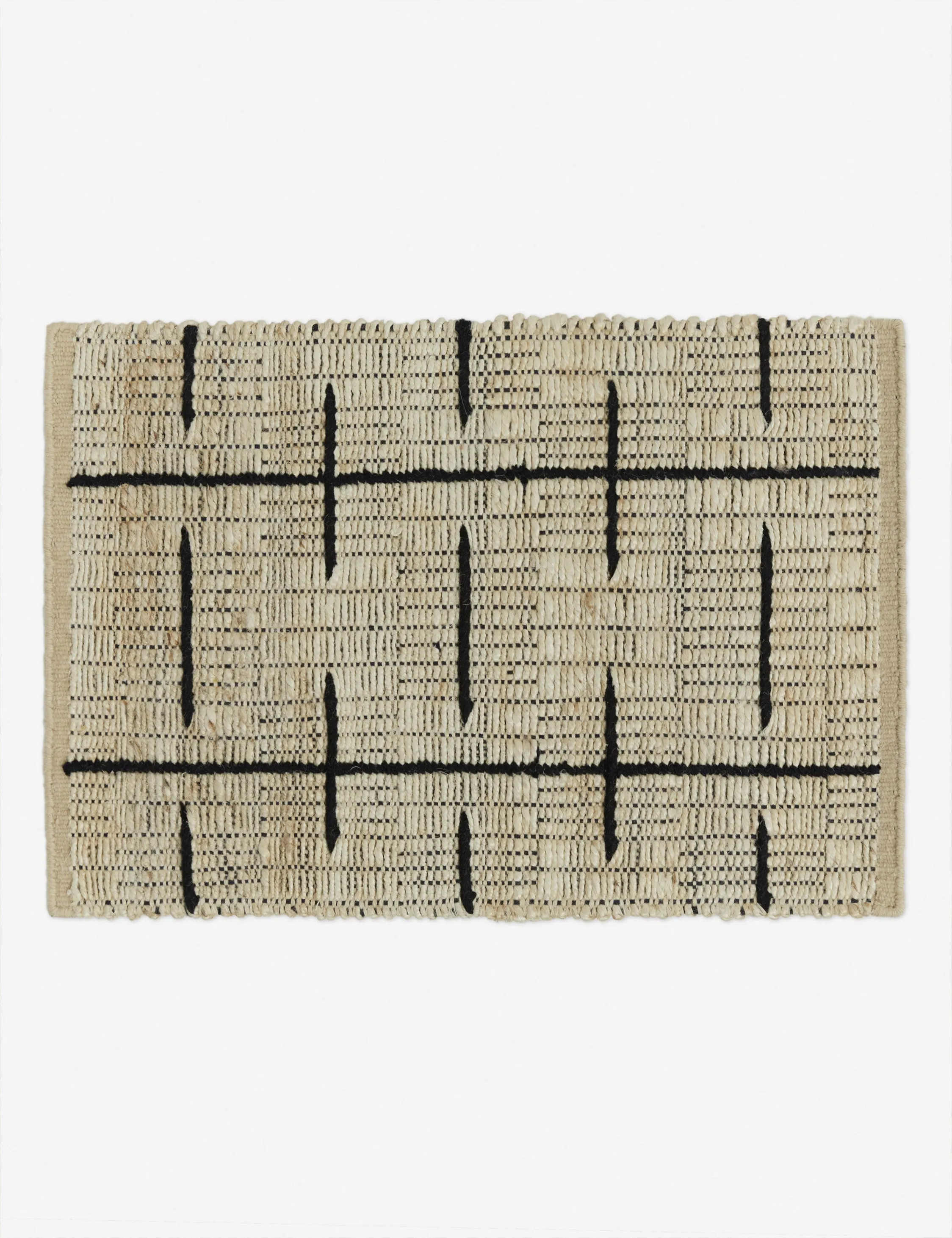 Kori Flatweave Jute Rug Swatch 18 x 18 by Sarah Sherman Samuel