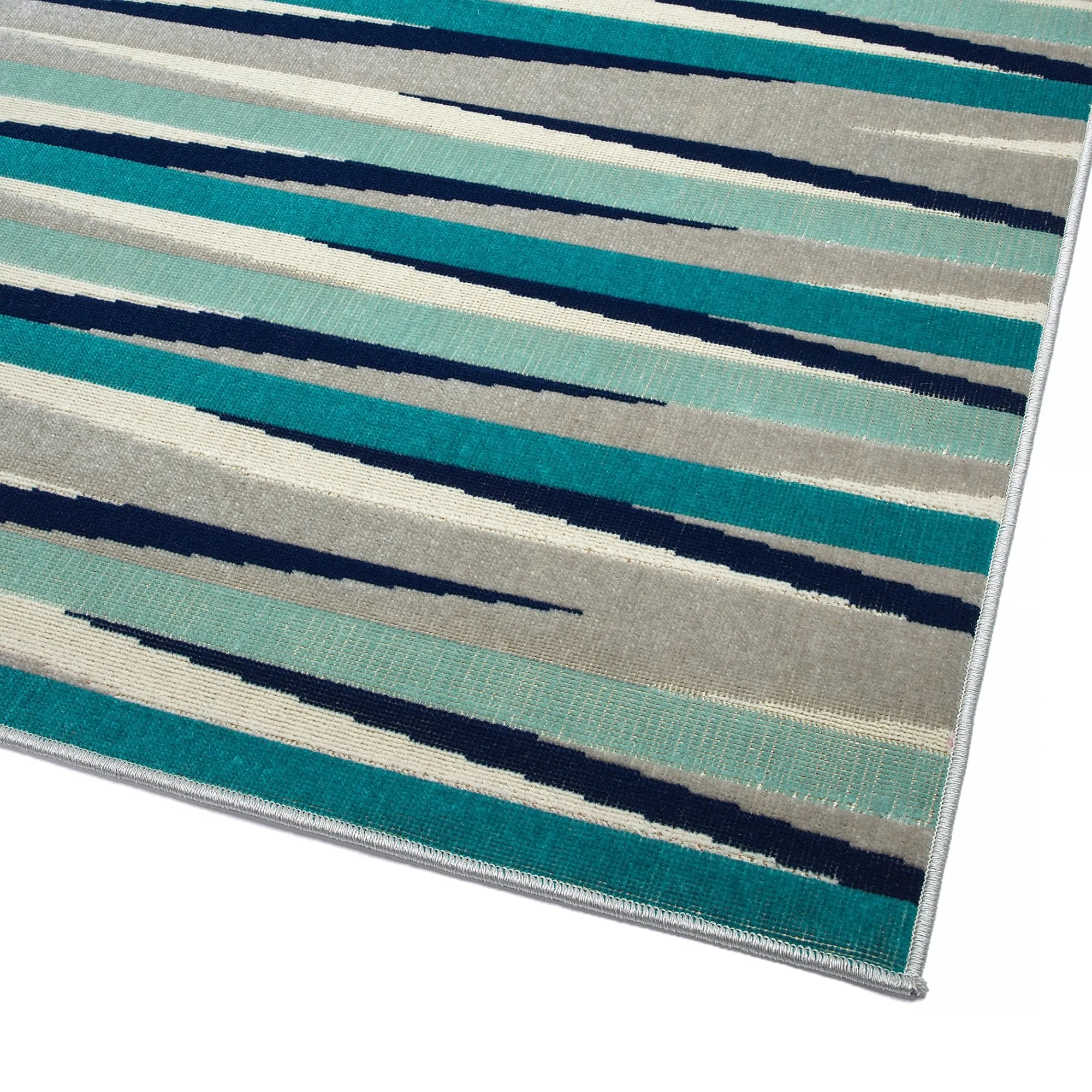Legata Collection Blue Machine-Made Indoor/OutdoorArea Rug