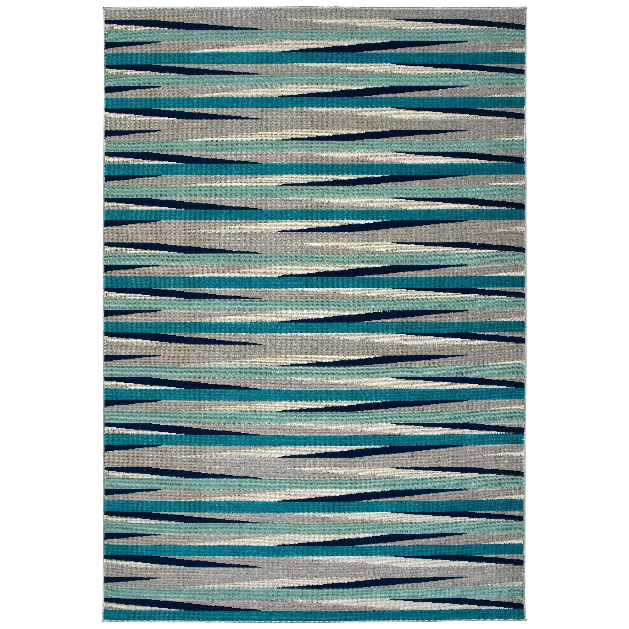 Legata Collection Blue Machine-Made Indoor/OutdoorArea Rug