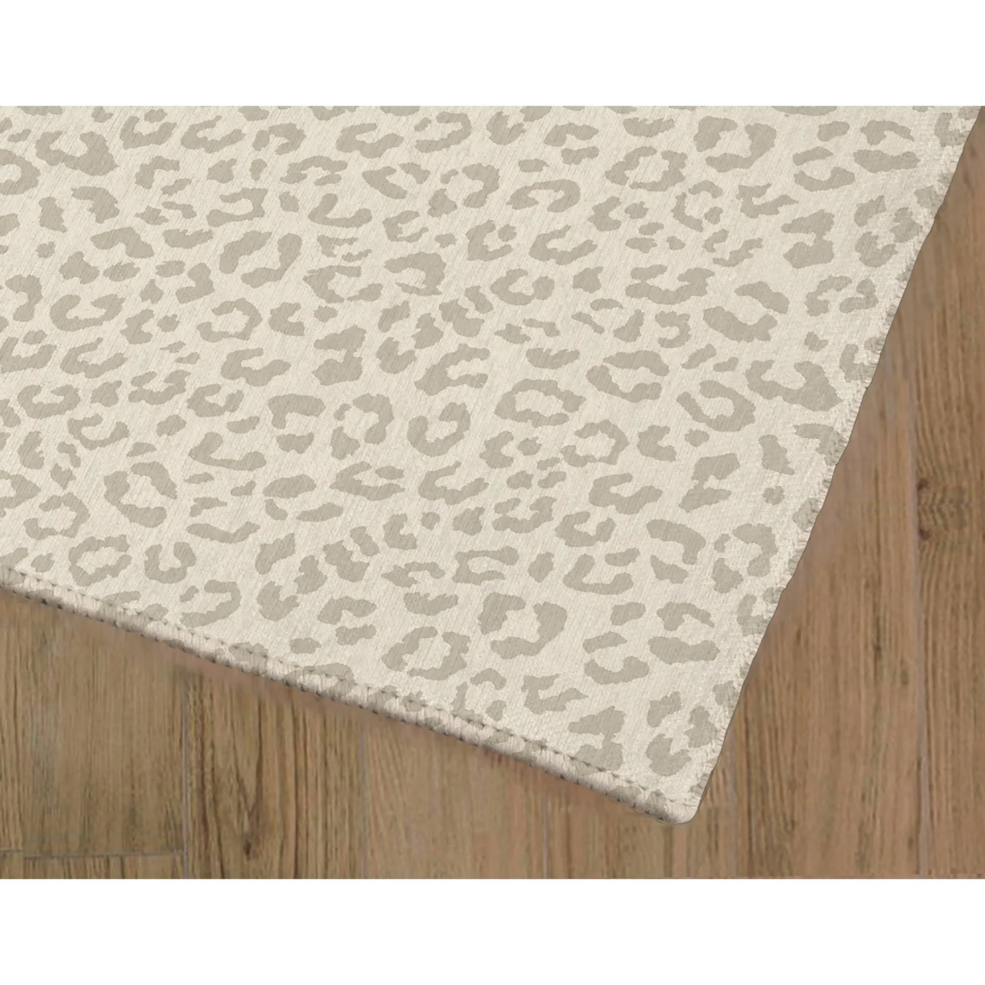 Leopard Ivory Area Rug by Marina Gutierrez