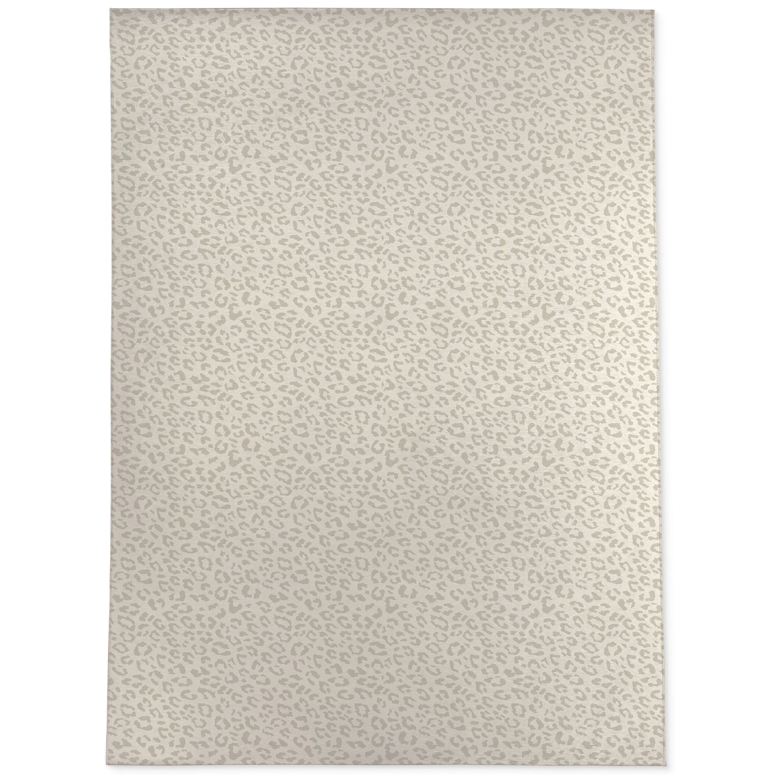 Leopard Ivory Area Rug by Marina Gutierrez