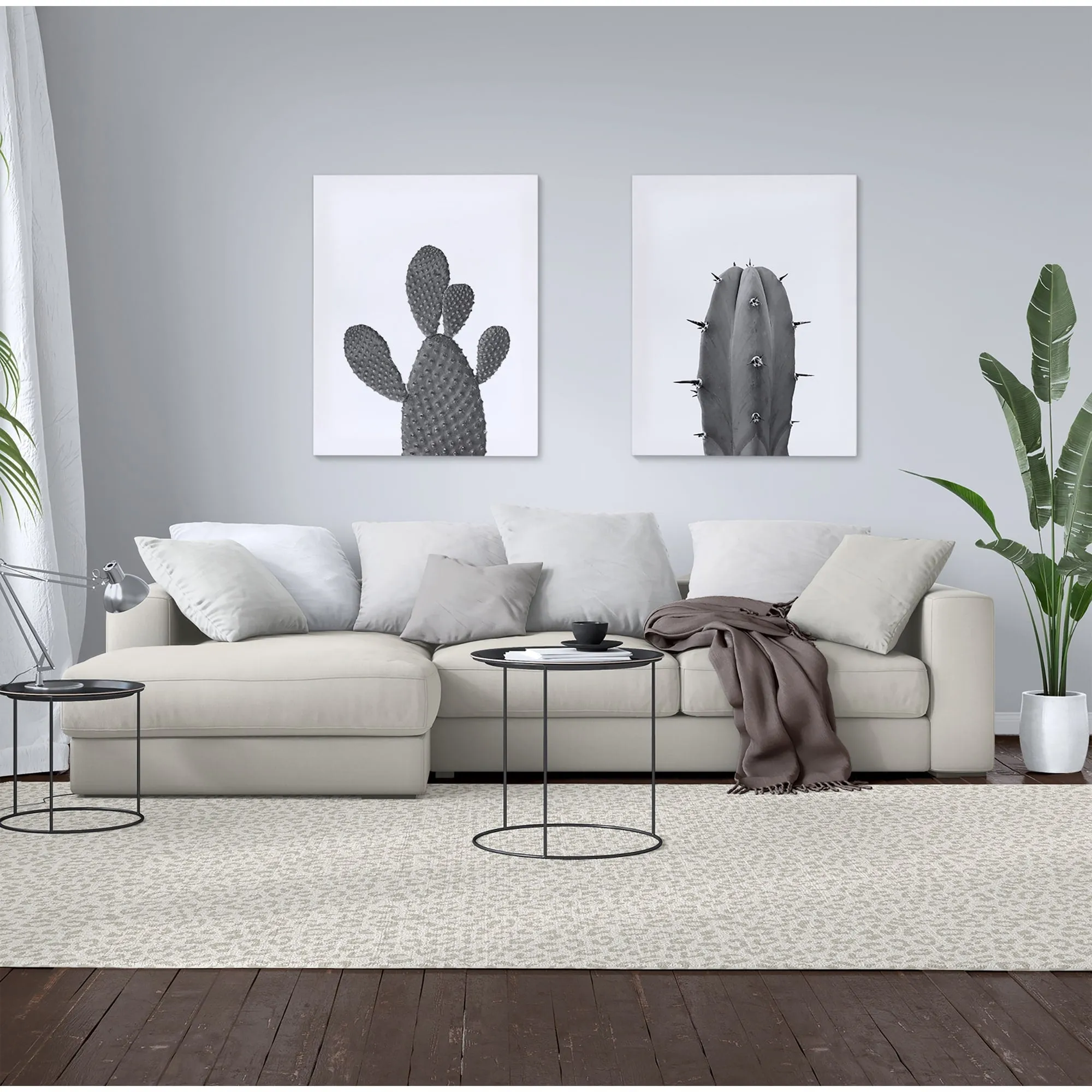 Leopard Ivory Area Rug by Marina Gutierrez