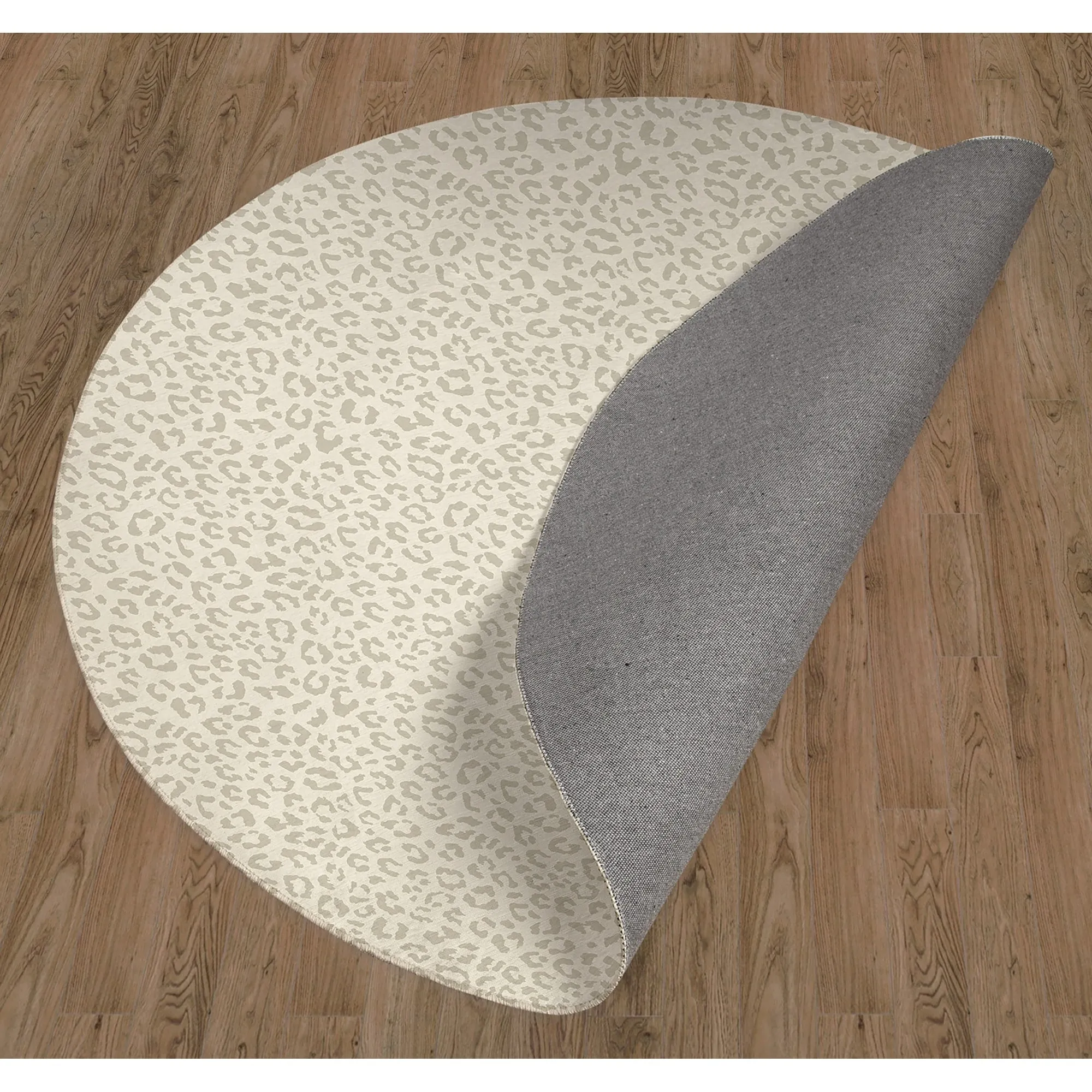 Leopard Ivory Area Rug by Marina Gutierrez