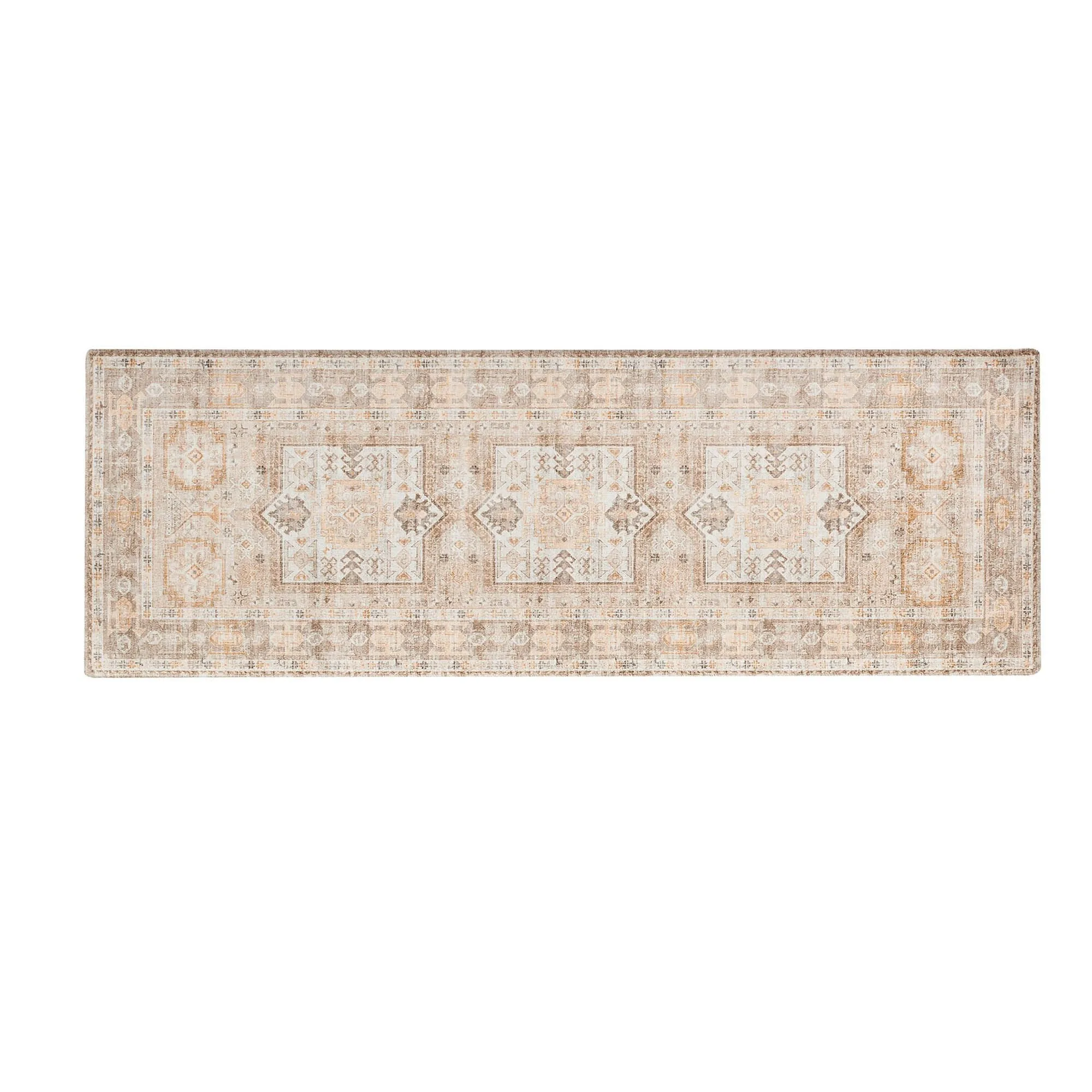 Linery & Co. Machine Washable Slip Resistant Vintage Patterned Accent Rugs