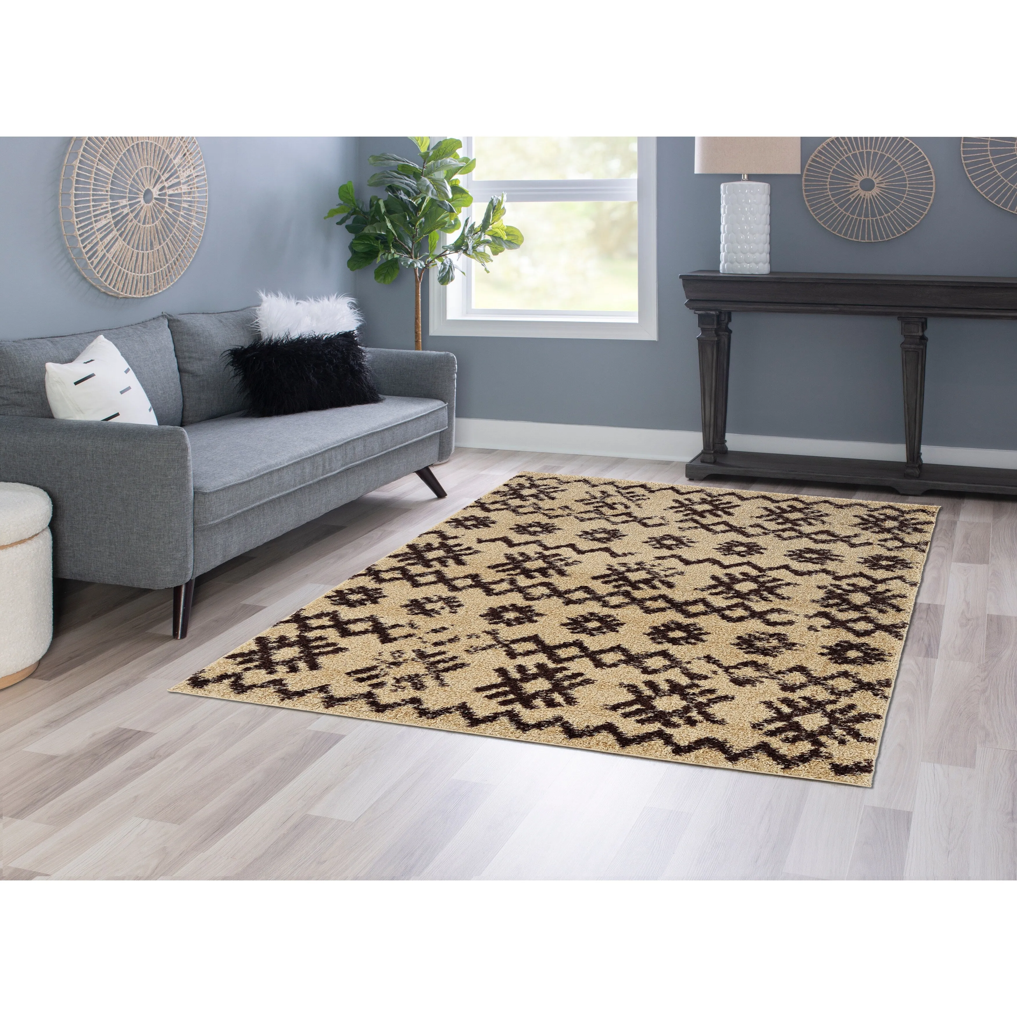 Linon Moroccan Mekenes Rug
