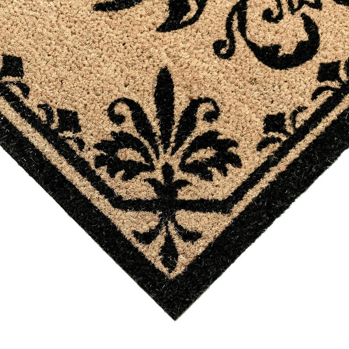 Liora Manne Dwell Vine Outdoor Mat Black