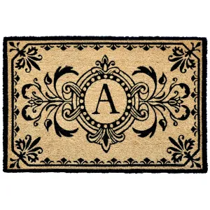 Liora Manne Dwell Vine Outdoor Mat Black