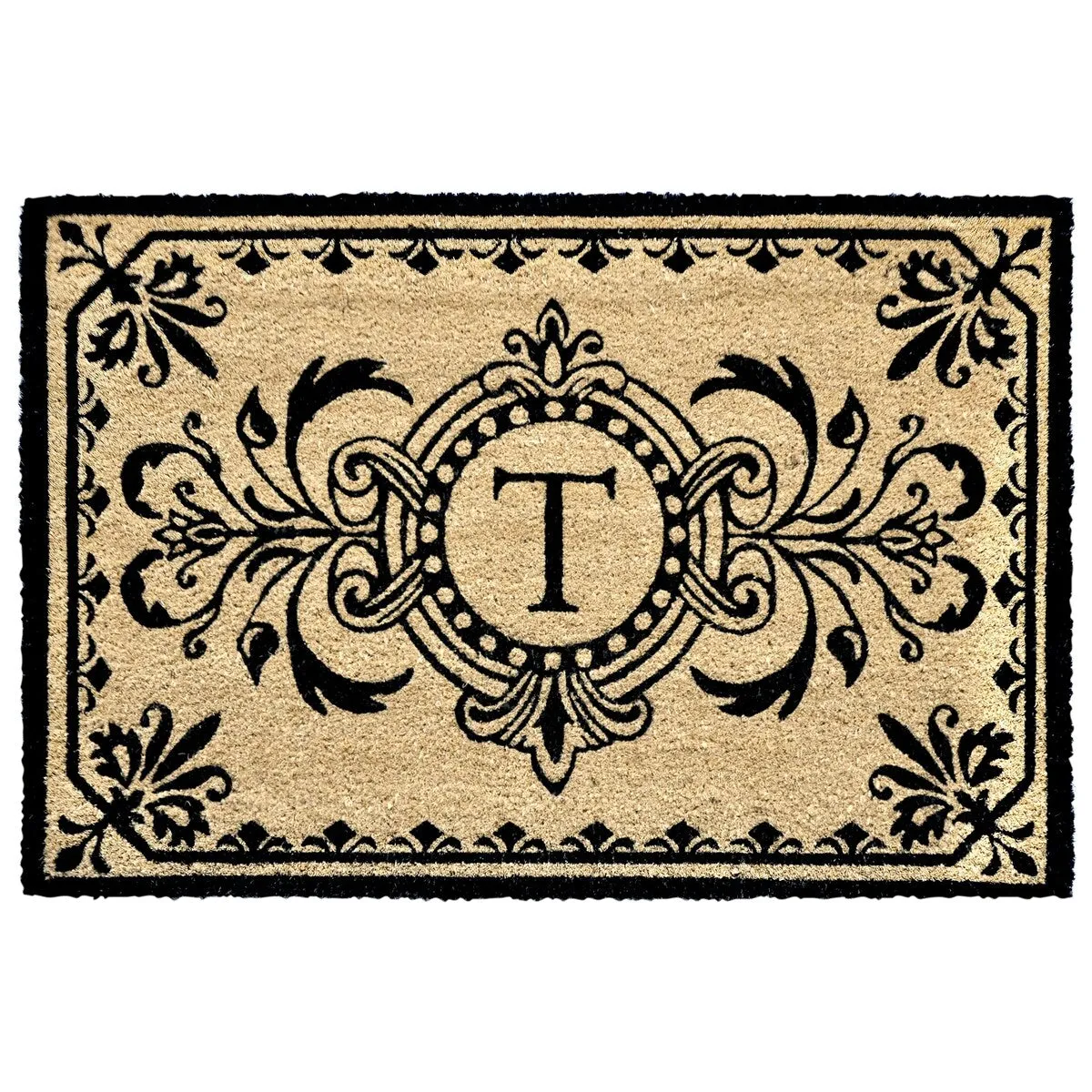 Liora Manne Dwell Vine Outdoor Mat Black