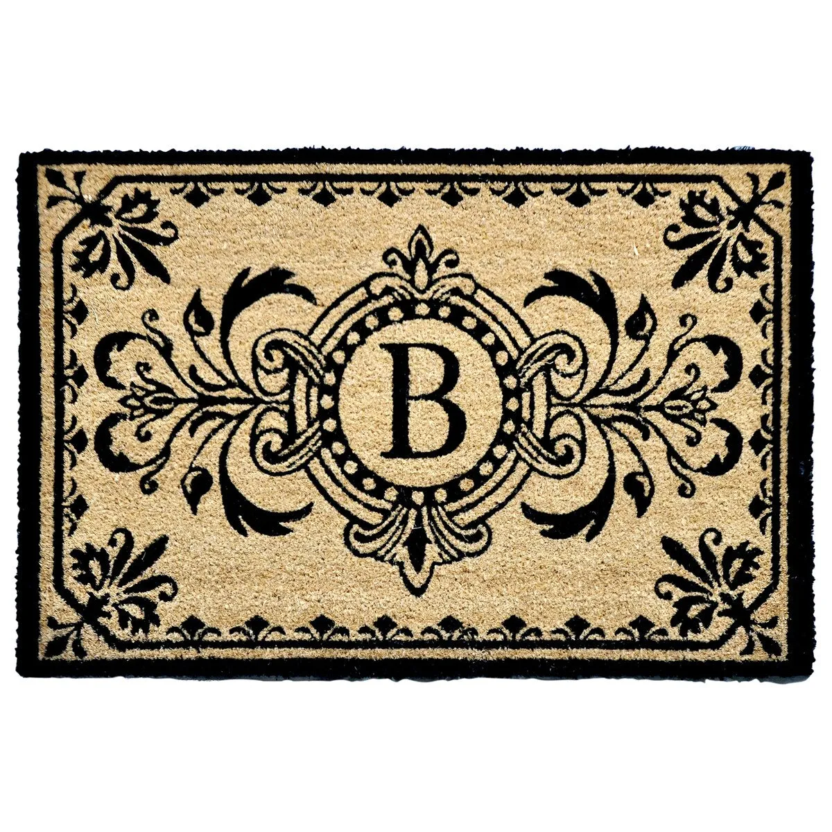 Liora Manne Dwell Vine Outdoor Mat Black