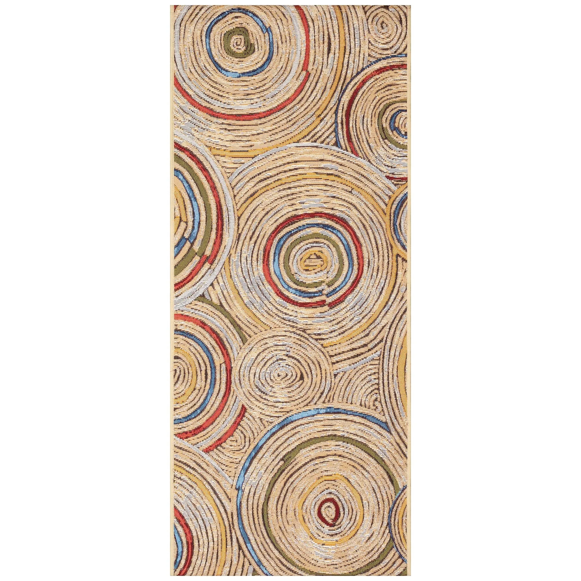 Liora Manne Esencia Basket Circles Indoor/Outdoor Mat