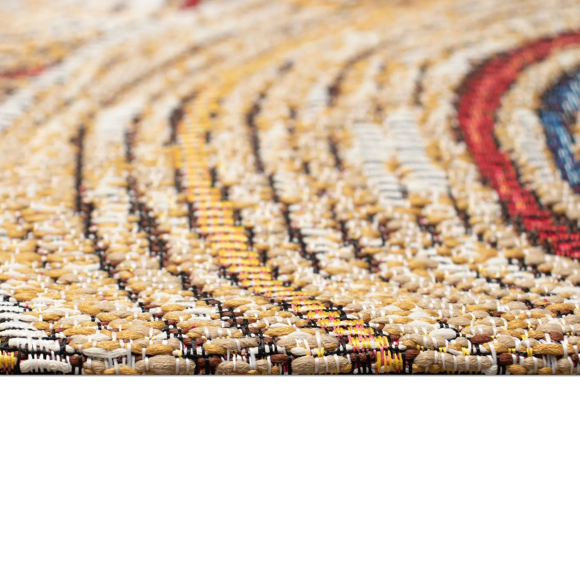 Liora Manne Esencia Basket Circles Indoor/Outdoor Mat