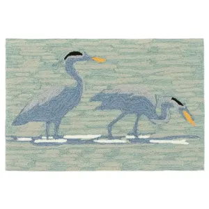 Liora Manne Frontporch Blue Heron Indoor/Outdoor Rug