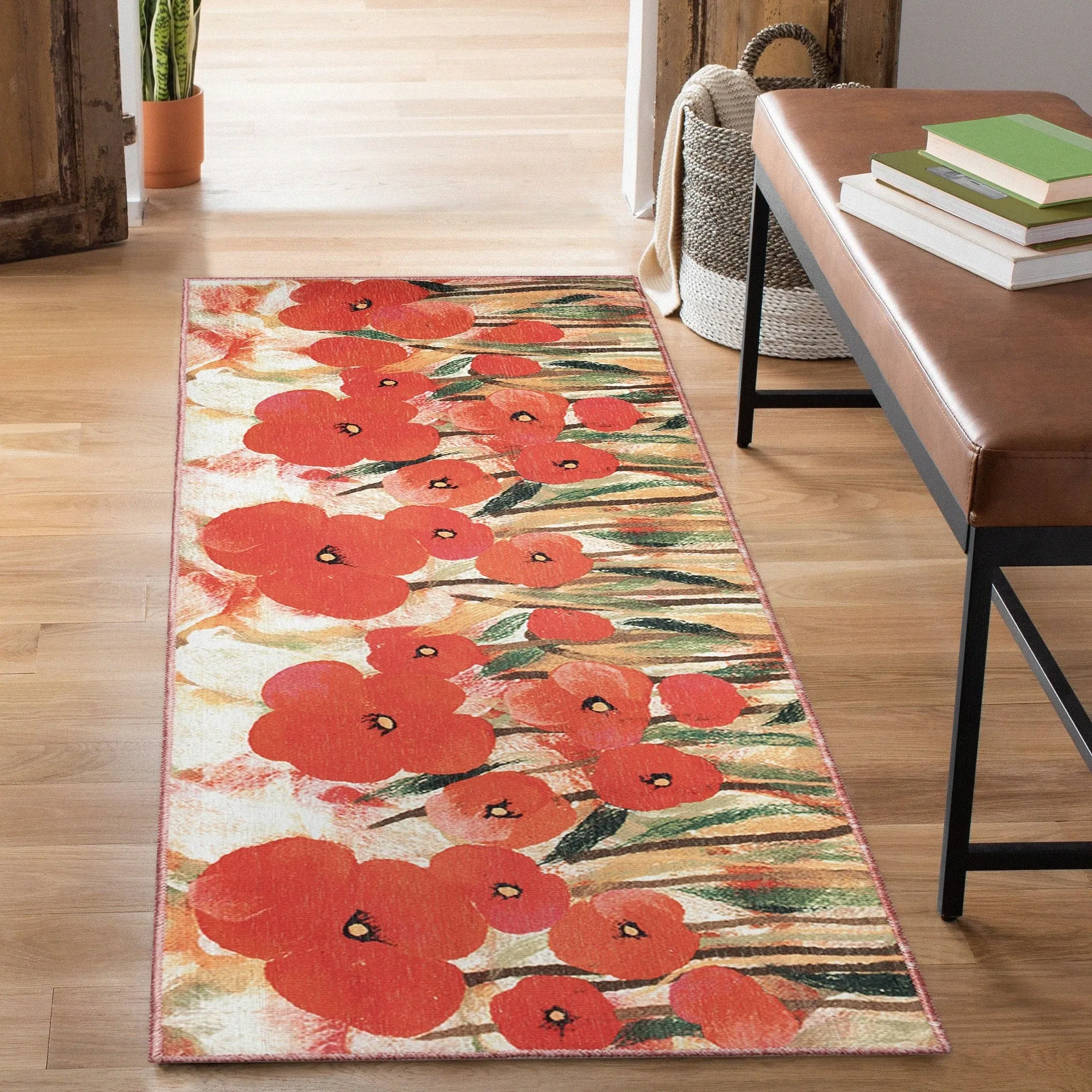 Liora Manne Impressions Poppies Indoor/Outdoor Mat