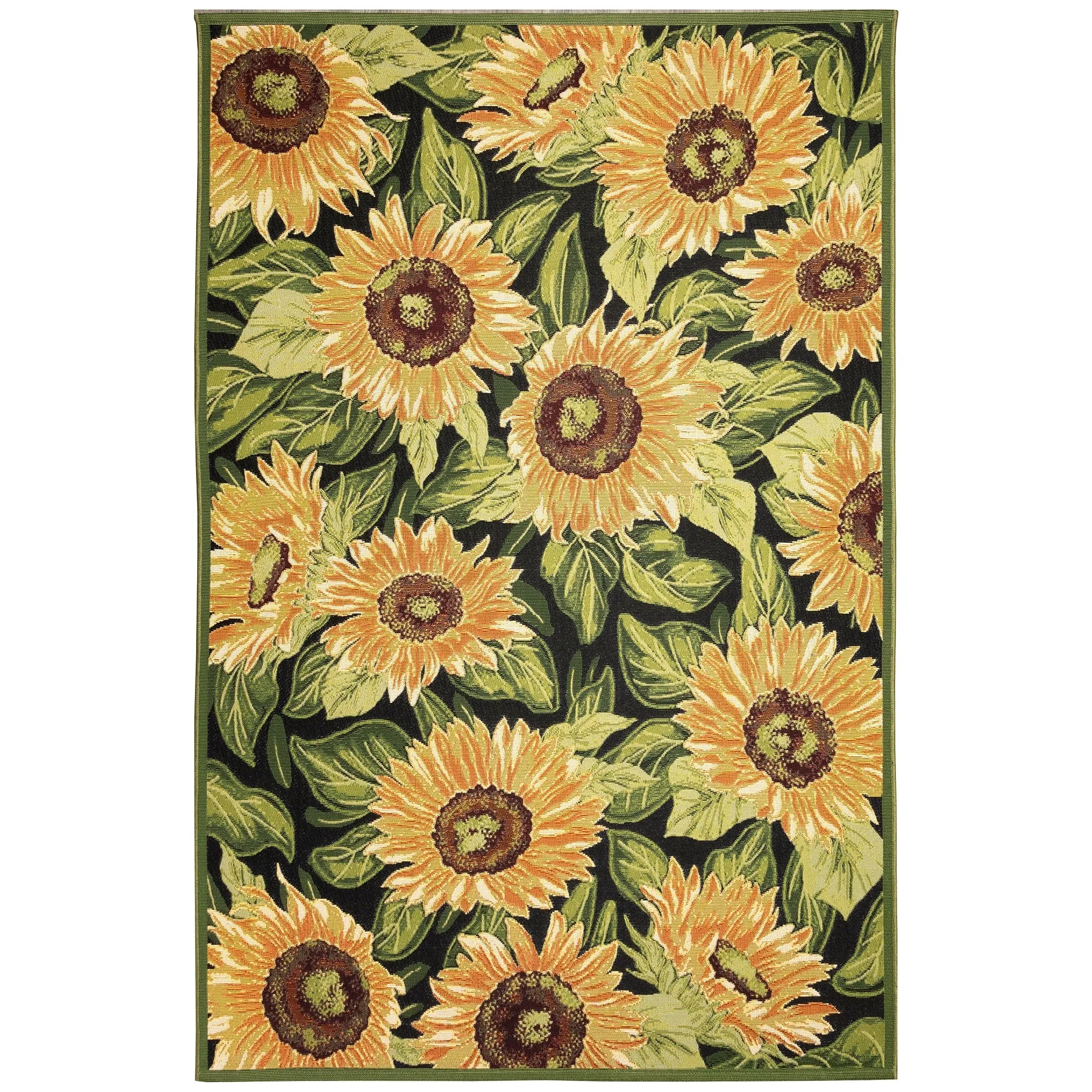 Liora Manne Marina Sunflowers Indoor/Outdoor Rug