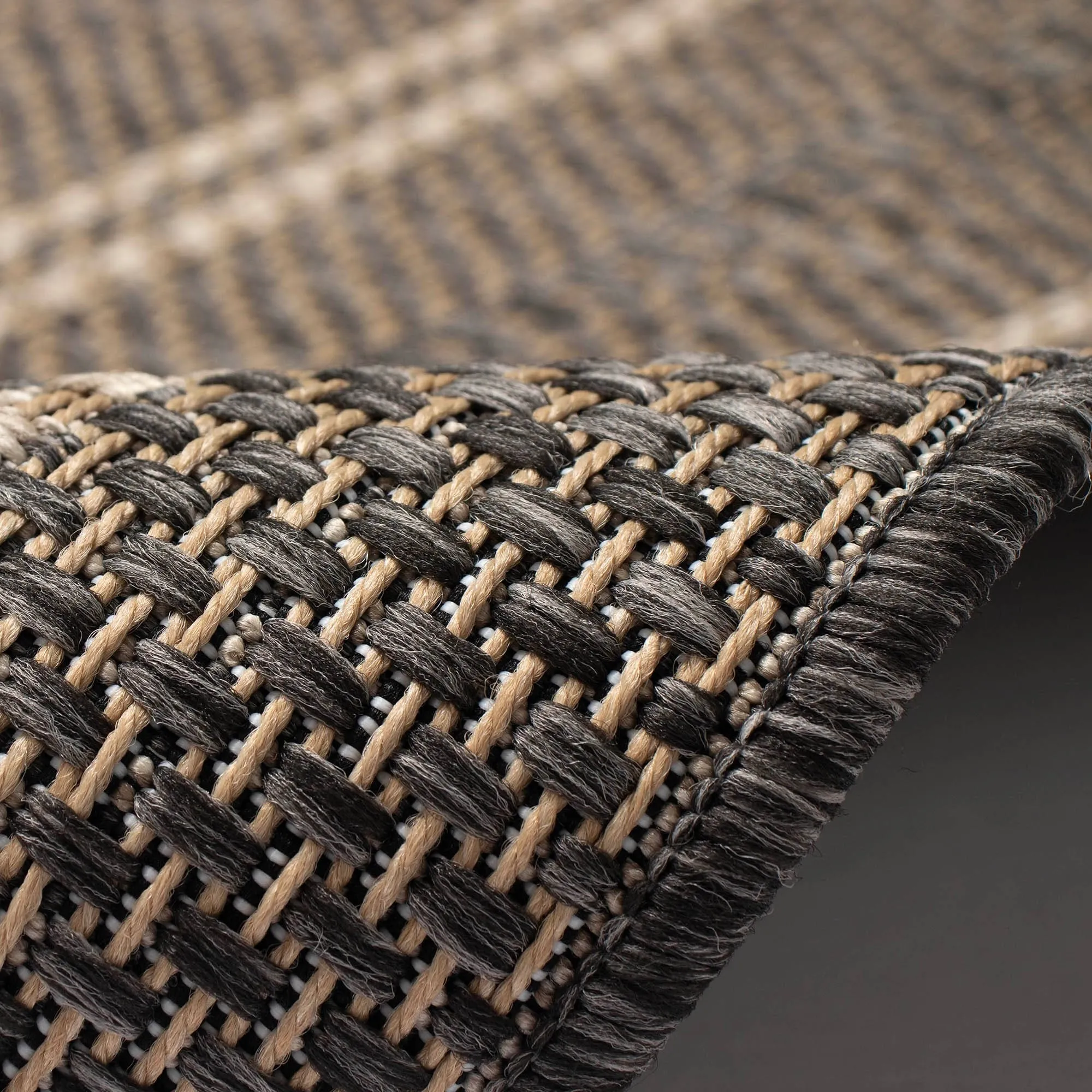 Liora Manne Monaco Multi Border Indoor/Outdoor Area Rug