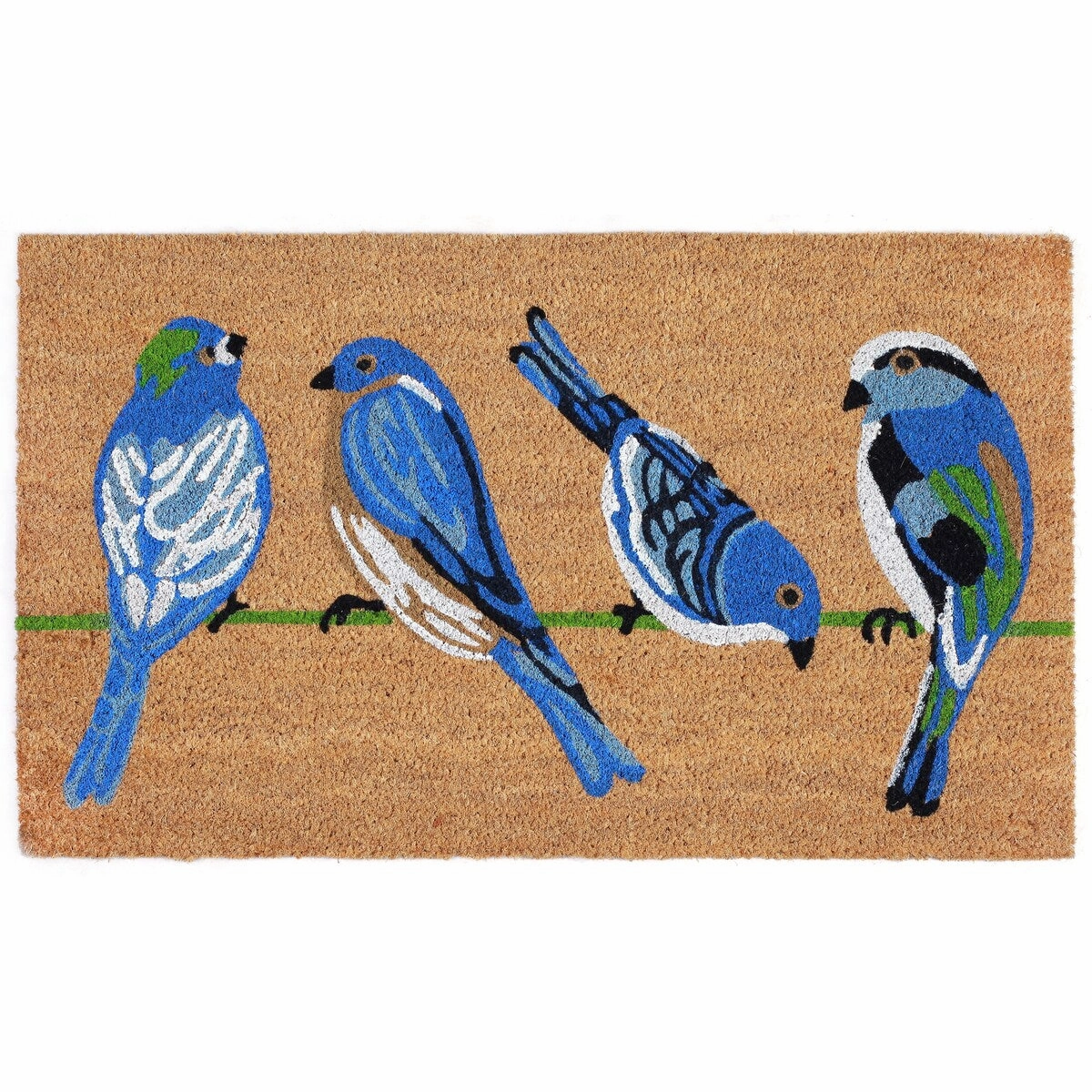 Liora Manne Chirp Quartet Coir Welcome Door Mat (1'6 x 2'6)