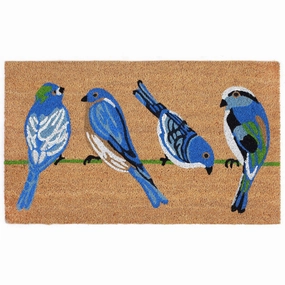 Liora Manne Chirp Quartet Coir Welcome Door Mat (1'6 x 2'6)