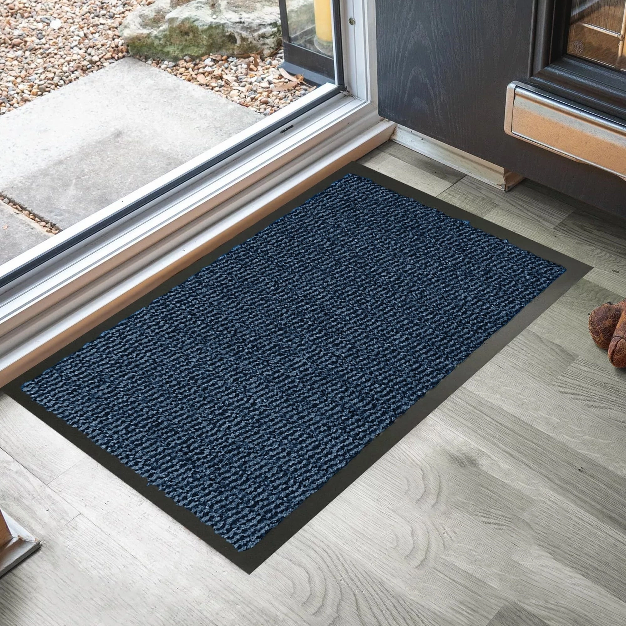 Lisa Heavy-Duty Non-Slip Rubber Door Mat for High Traffic Areas