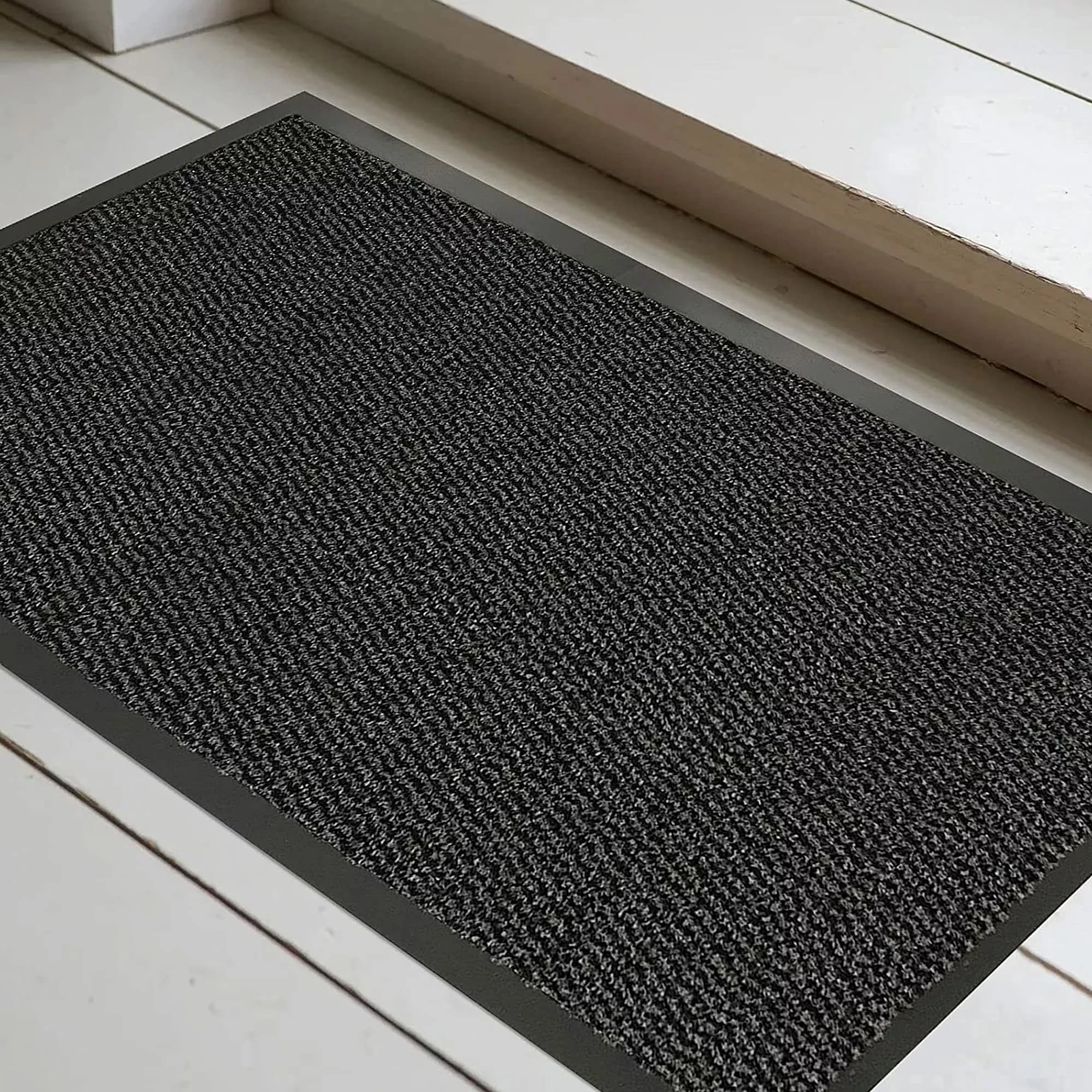 Lisa Heavy-Duty Non-Slip Rubber Door Mat for High Traffic Areas