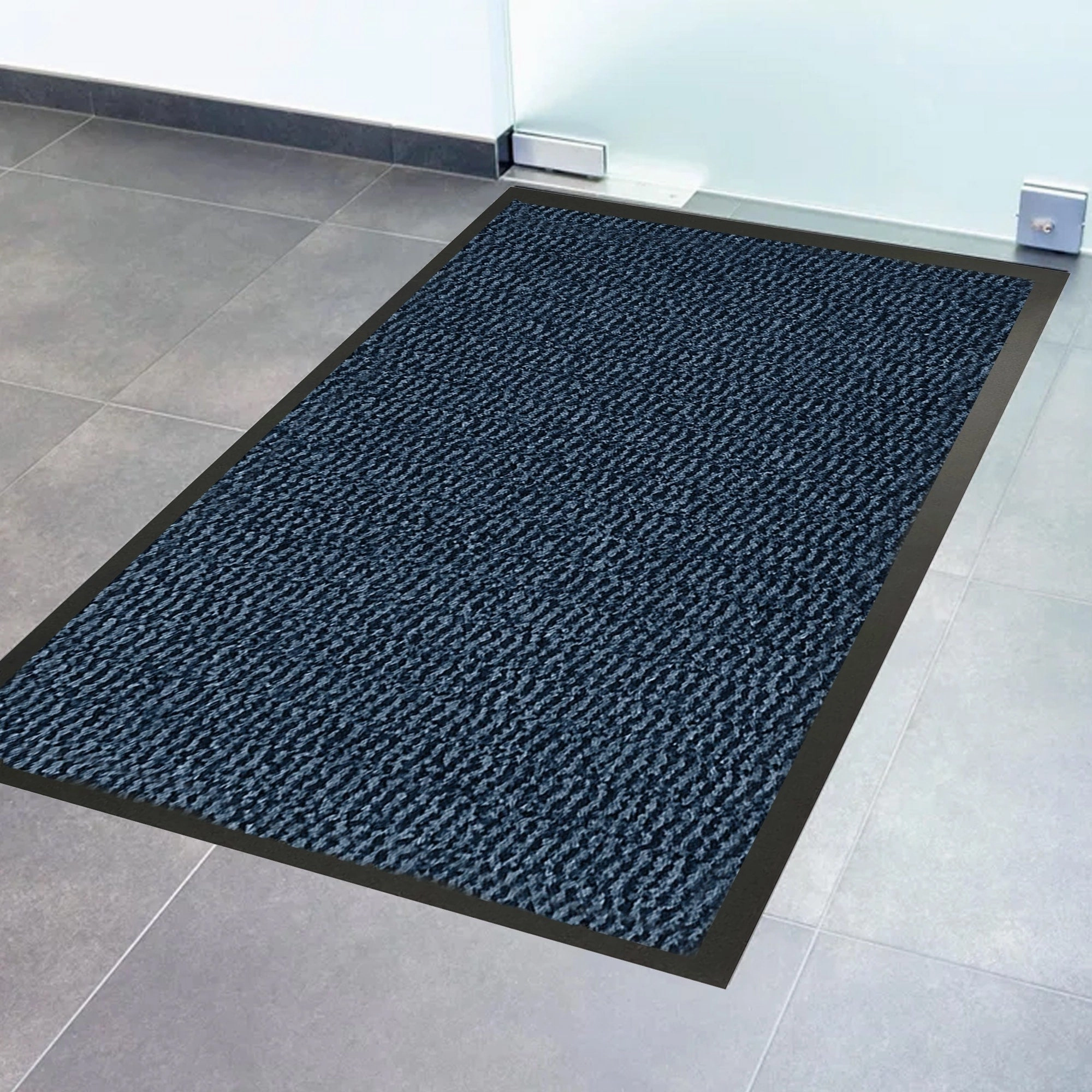 Lisa Heavy-Duty Non-Slip Rubber Door Mat for High Traffic Areas