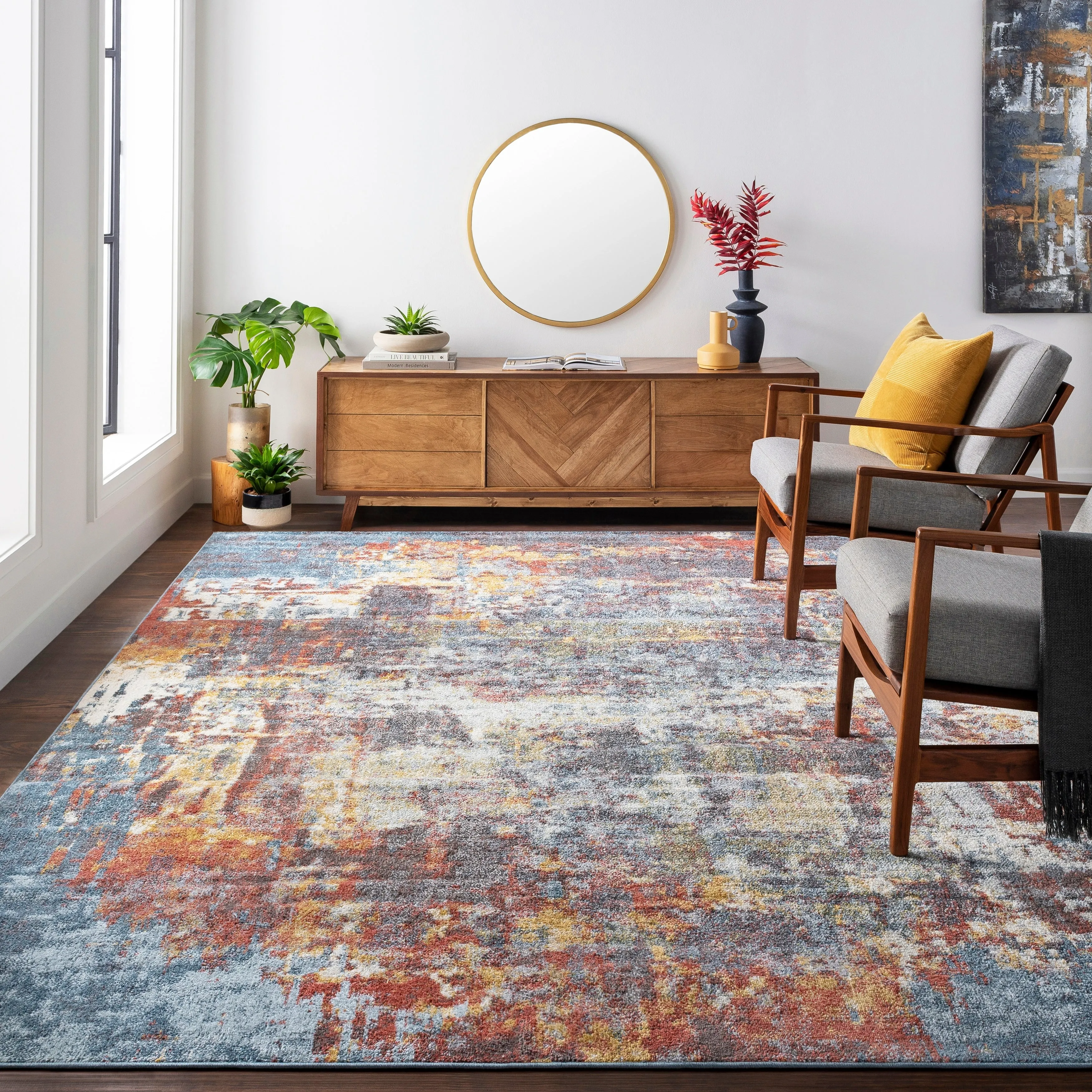 Livabliss Asuman Modern Abstract Area Rug