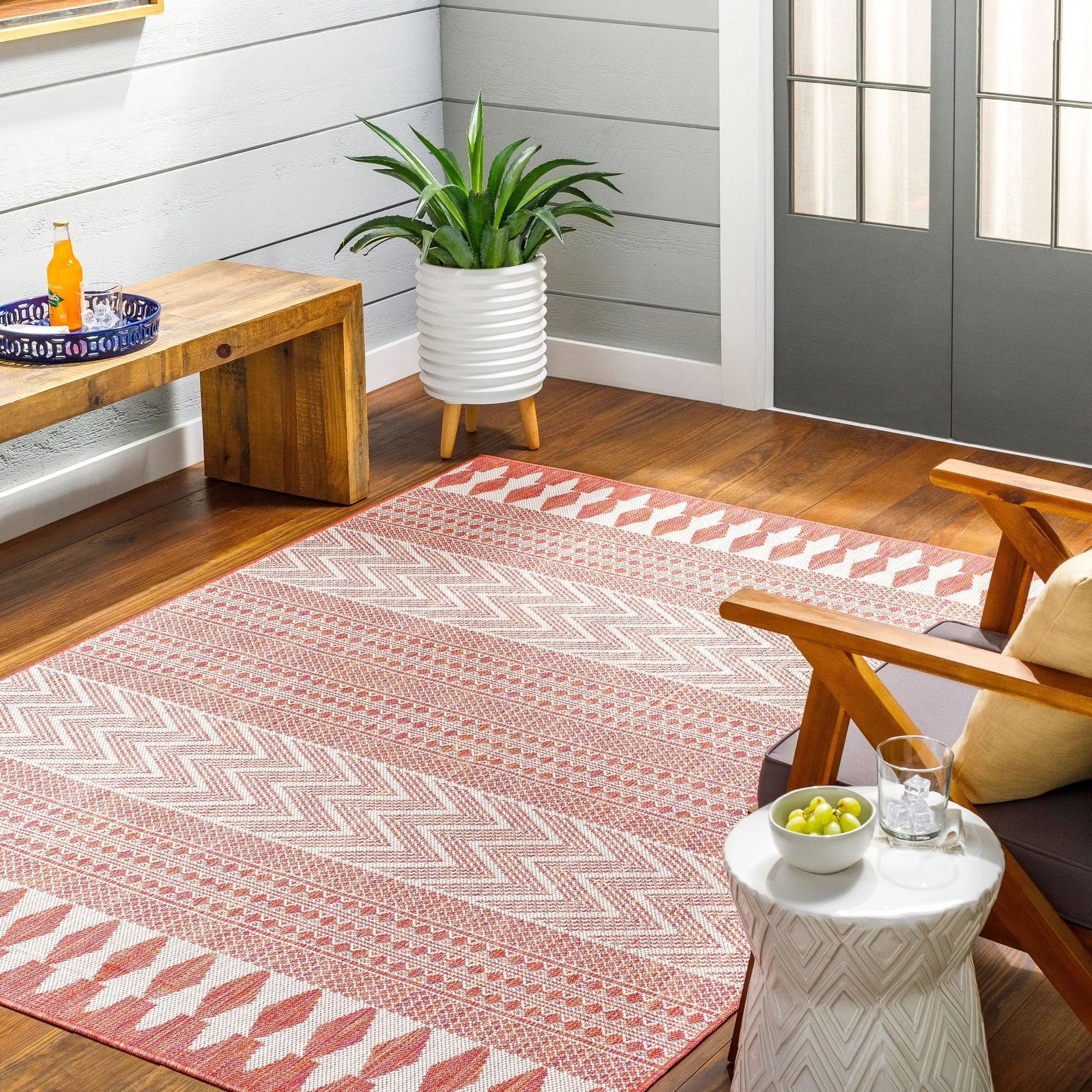 Livabliss Athos Indoor/ Outdoor Moroccan Area Rug