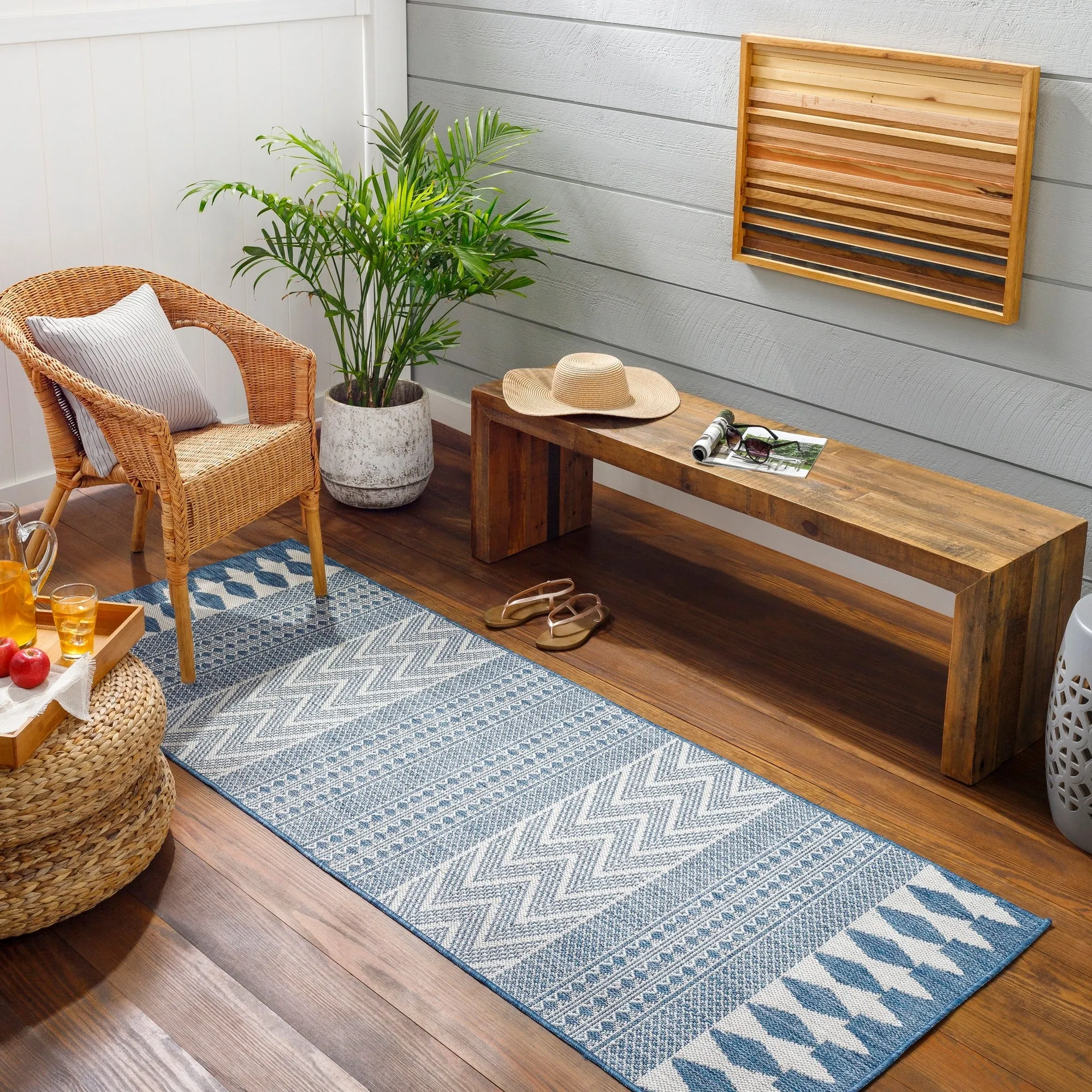 Livabliss Athos Indoor/ Outdoor Moroccan Area Rug