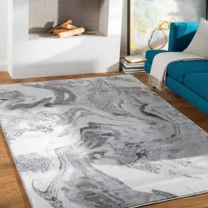 Livabliss Auria Modern Swirl Area Rug