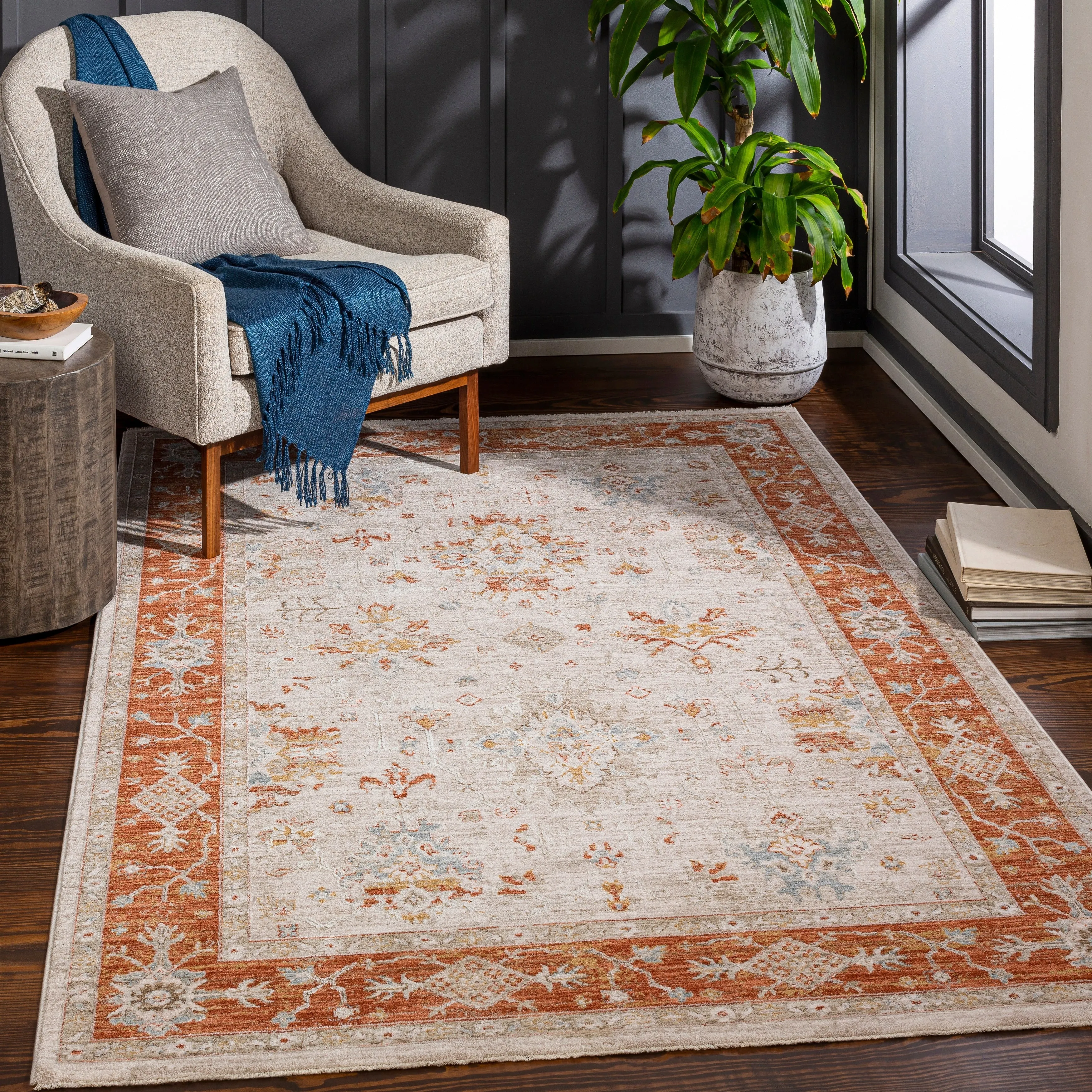 Livabliss Divya Traditional Oriental Area Rug