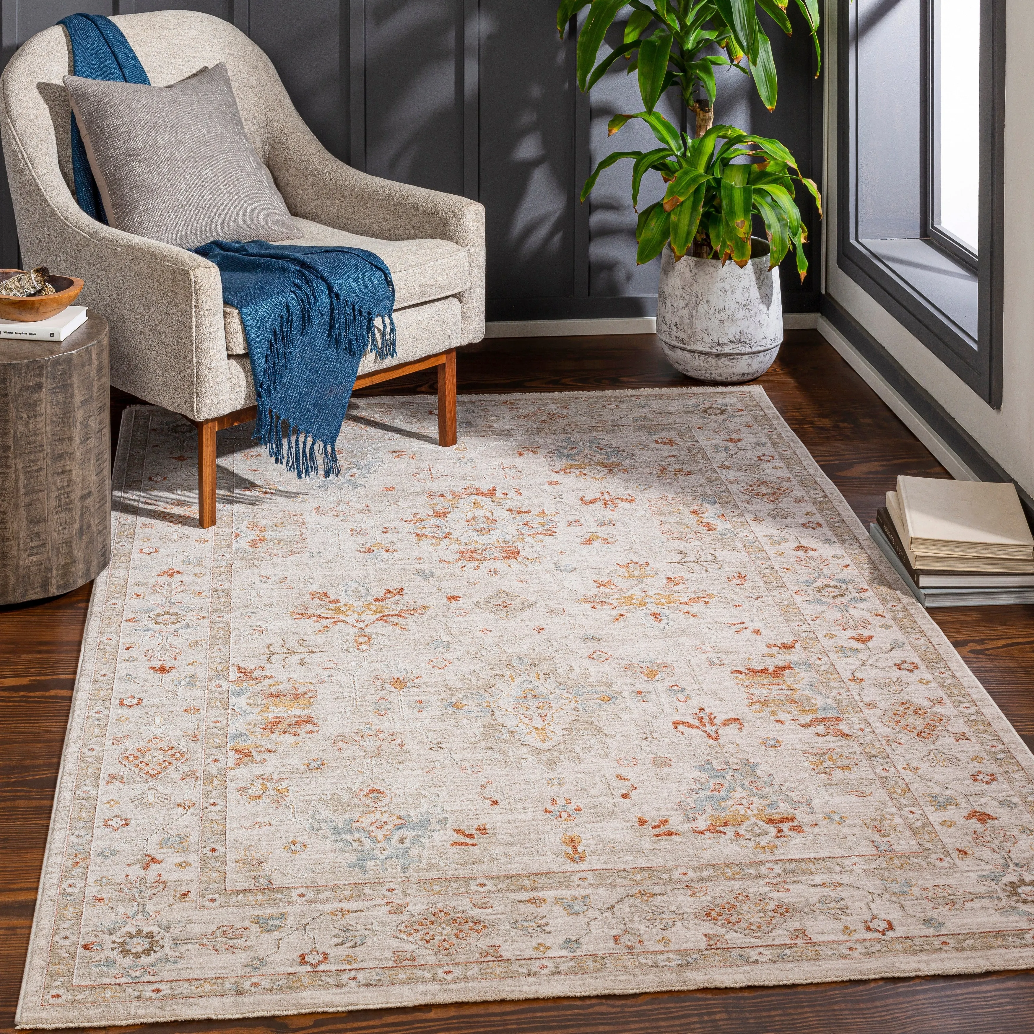 Livabliss Divya Traditional Oriental Area Rug