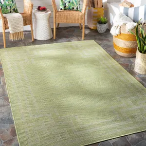 Livabliss Esana Traditional Border Outdoor Area Rug