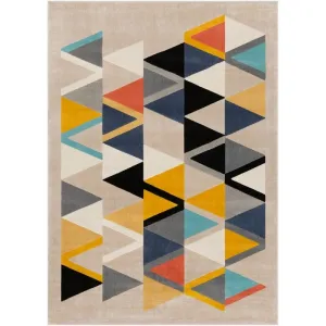 Livabliss Everleigh Mid-Century Geometric Area Rug