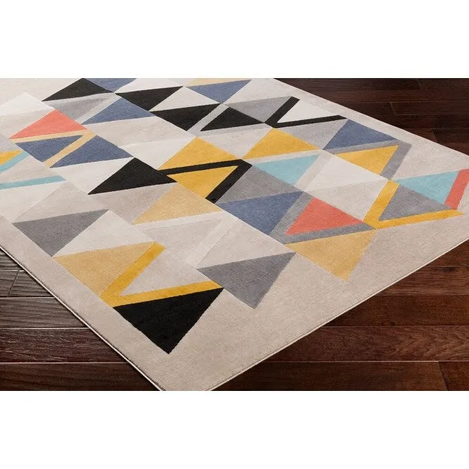 Livabliss Everleigh Mid-Century Geometric Area Rug