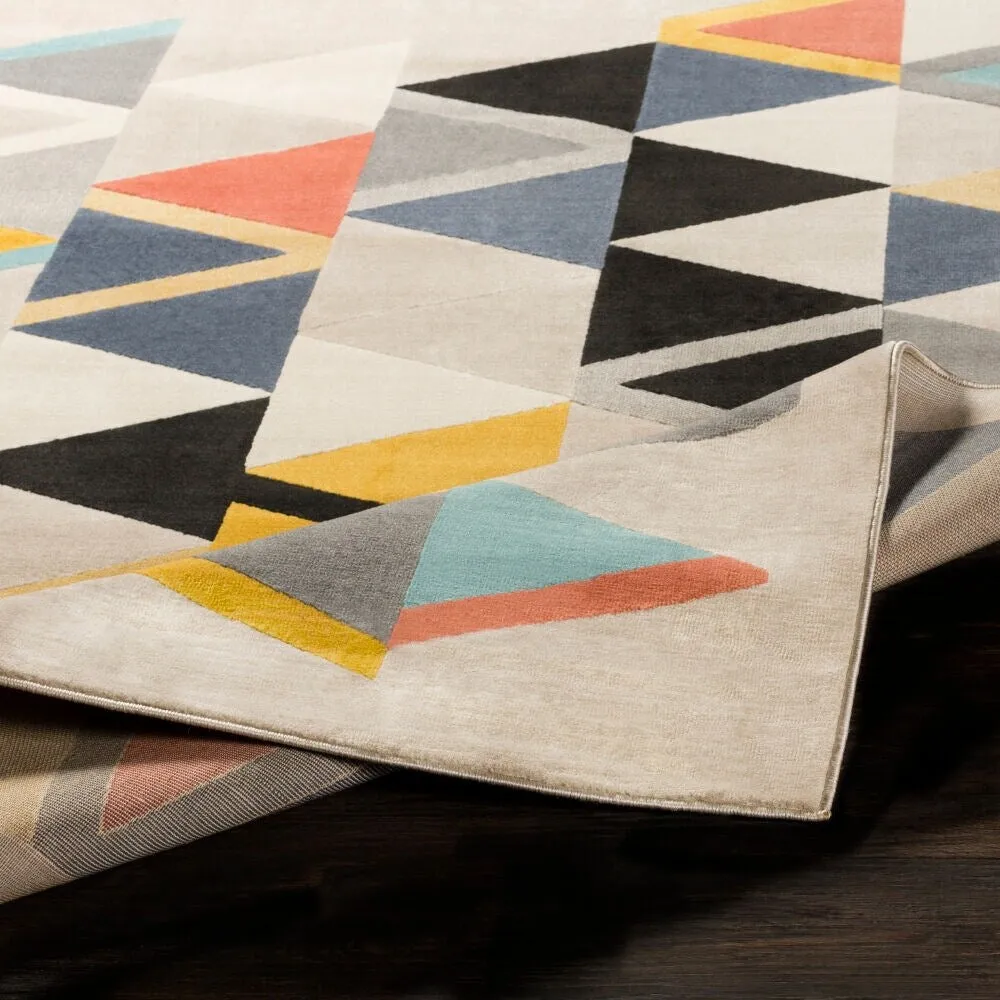Livabliss Everleigh Mid-Century Geometric Area Rug